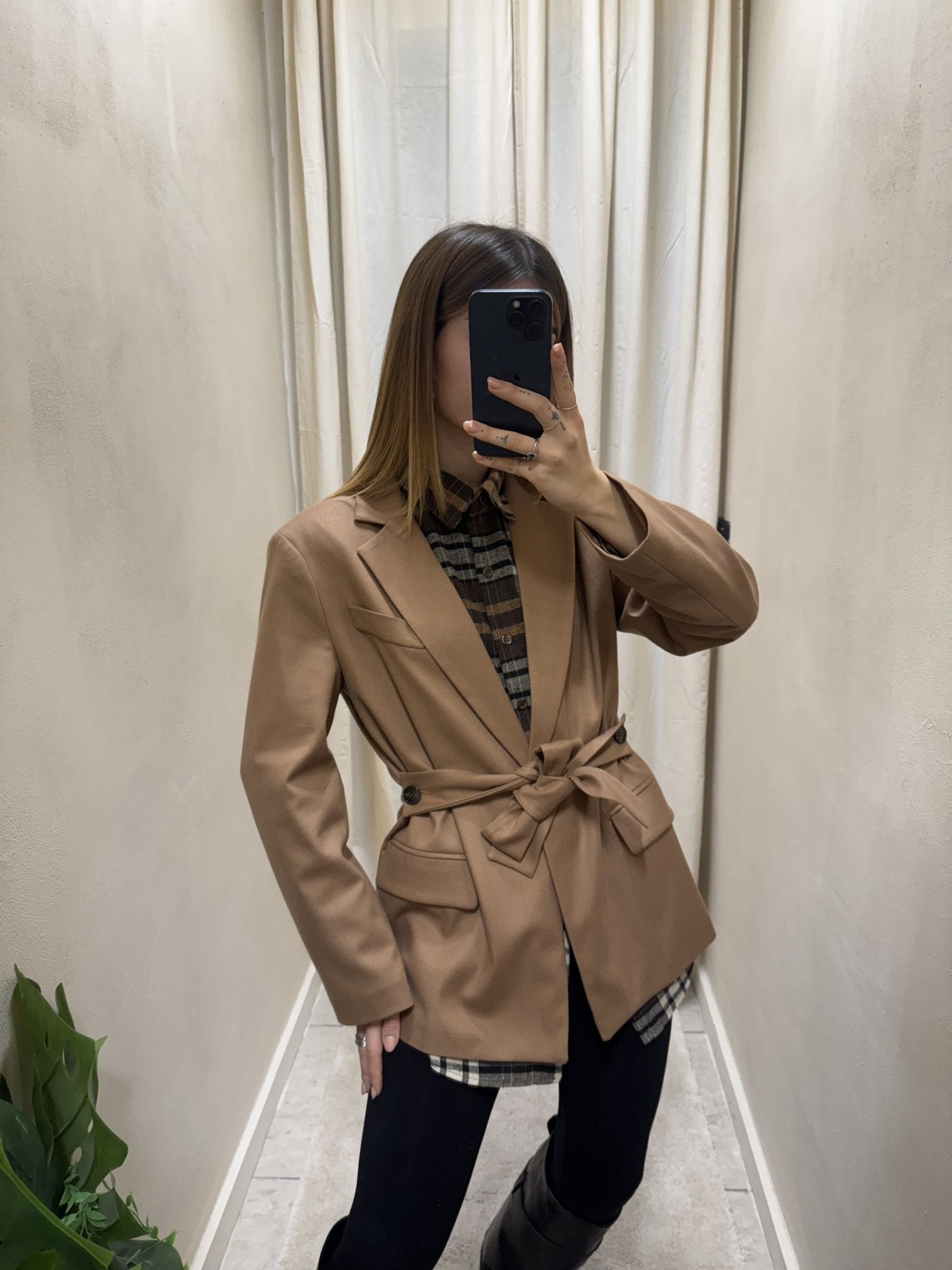 Giacca strutturata con fusciacca Tensione In - GiuGiò | Shop online