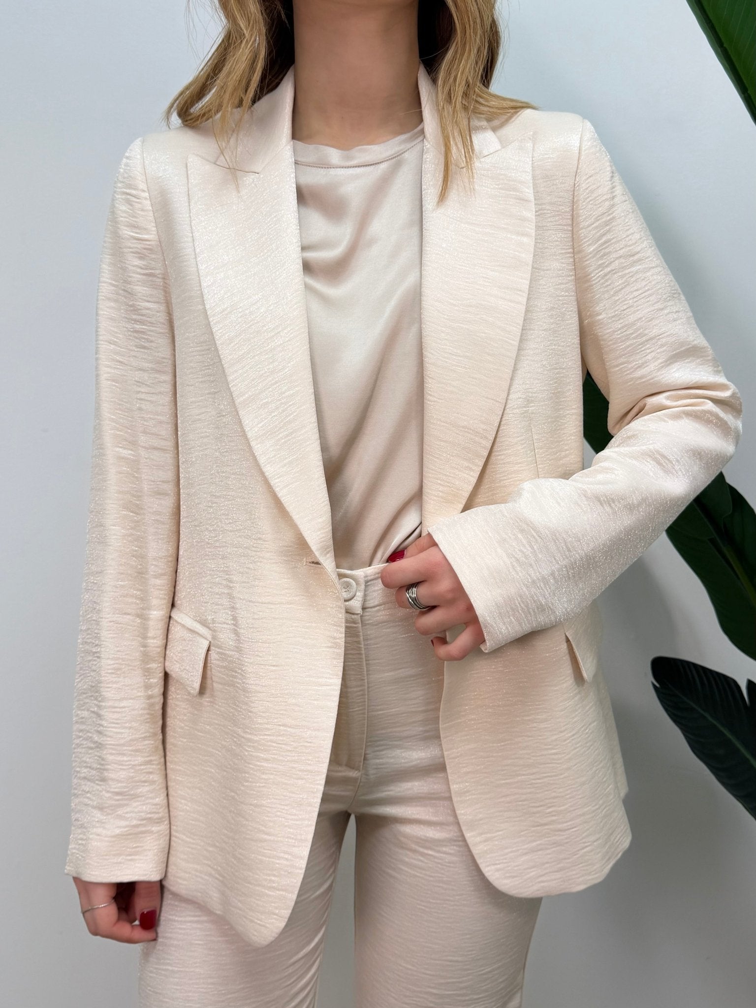 Giacca tramata monopetto HaveOne - GiuGiò | Shop online