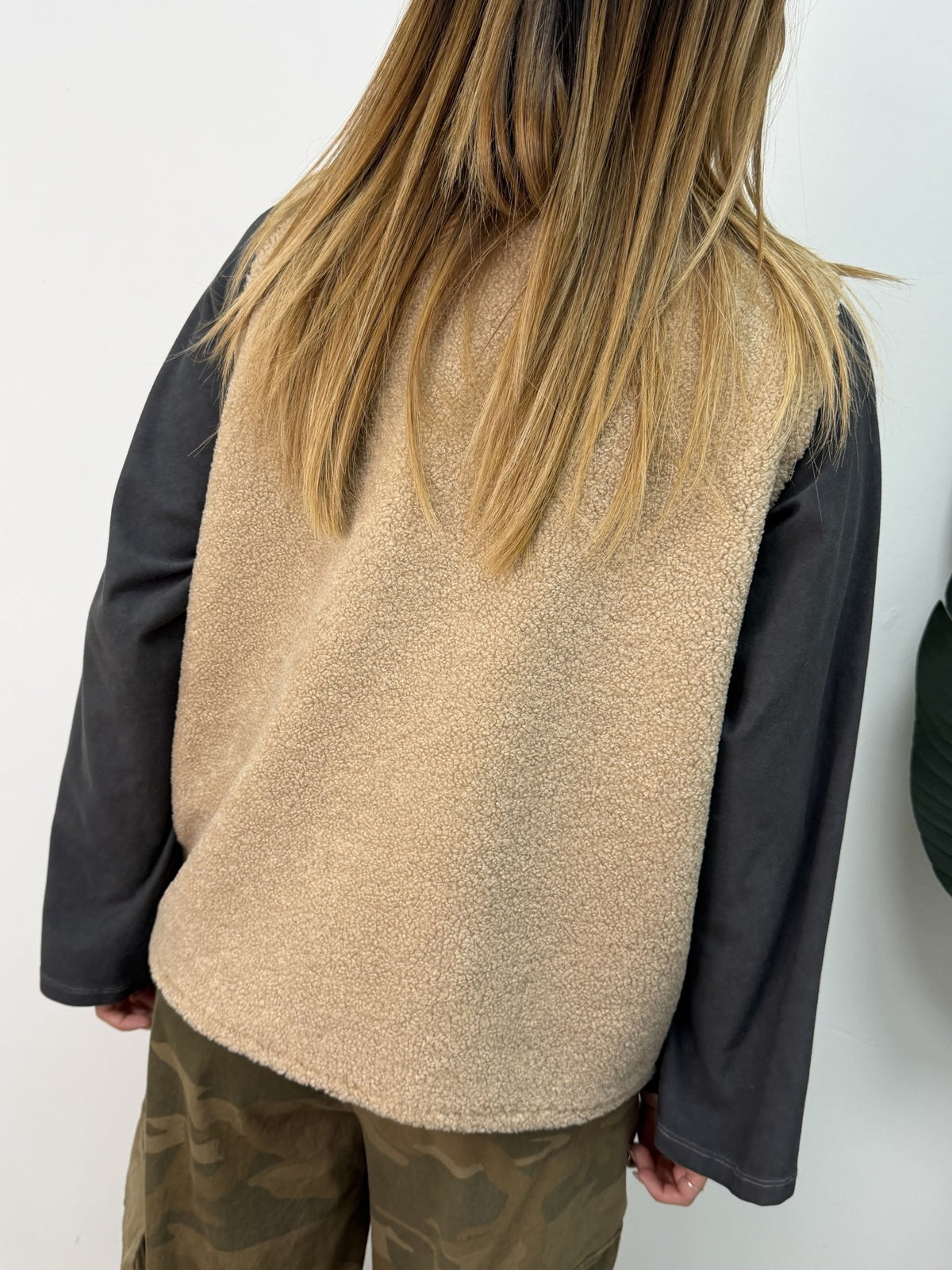 Gilet bouclè con tasche MyD - GiuGiò | Shop online
