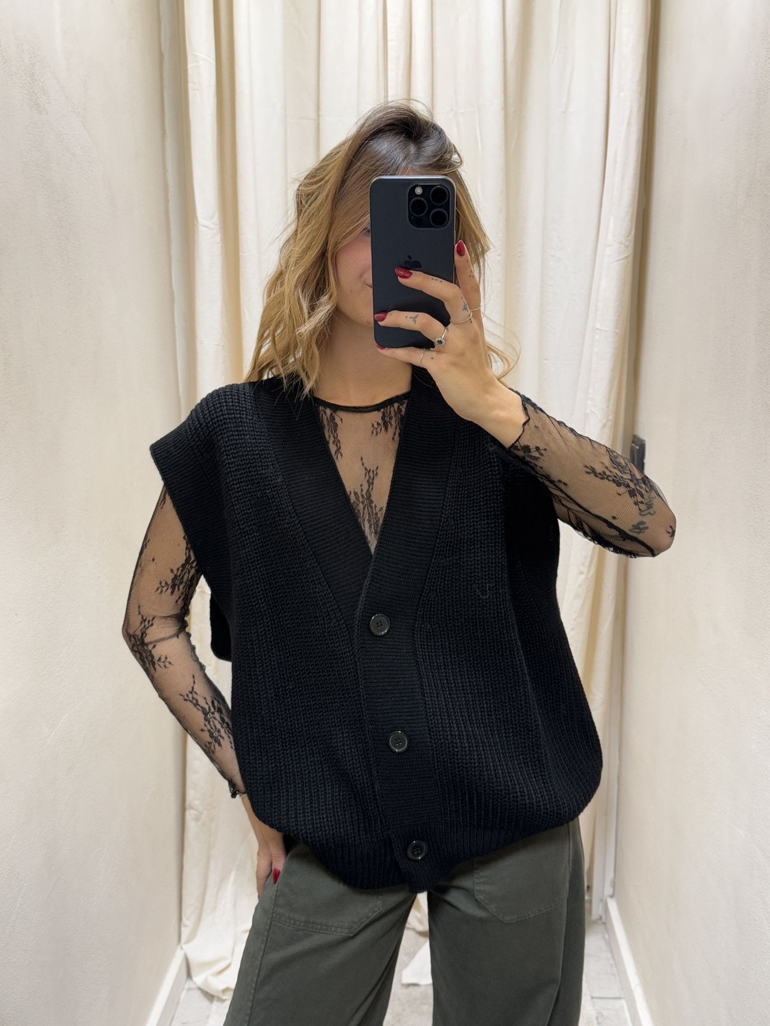Gilet cardigan a costa inglese Susy Mix - GiuGiò | Shop online