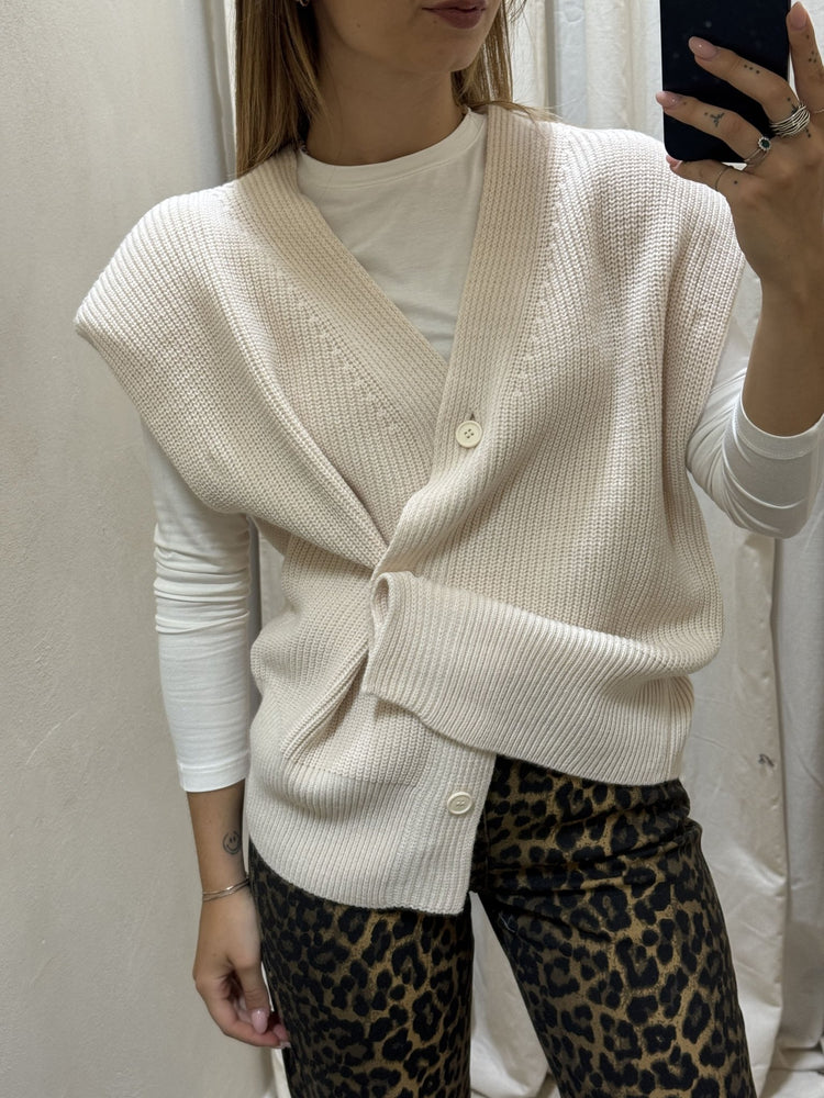 Gilet cardigan asimmetrico HaveOne - GiuGiò | Shop online