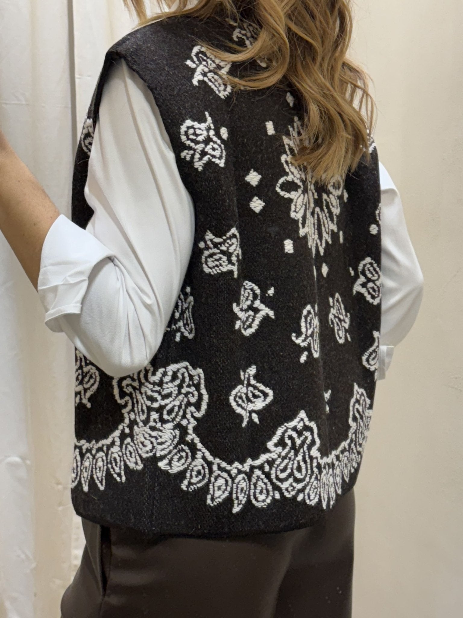 Gilet in maglia con ricami Tensione In - GiuGiò | Shop online
