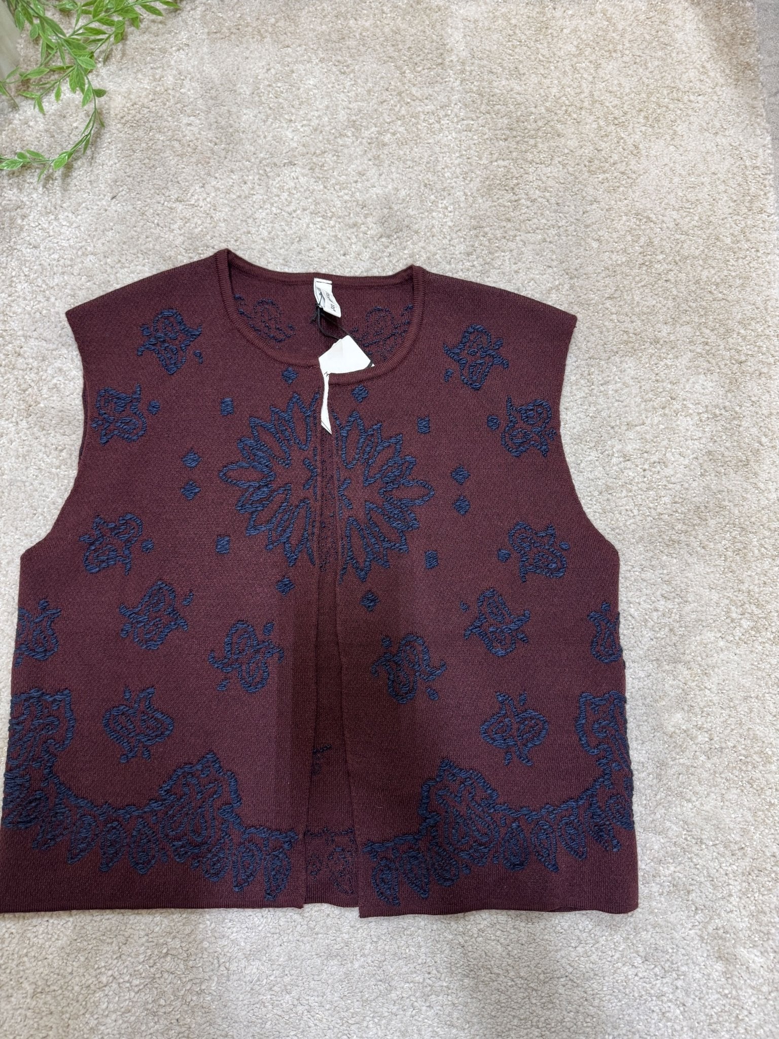 Gilet in maglia con ricami Tensione In - GiuGiò | Shop online