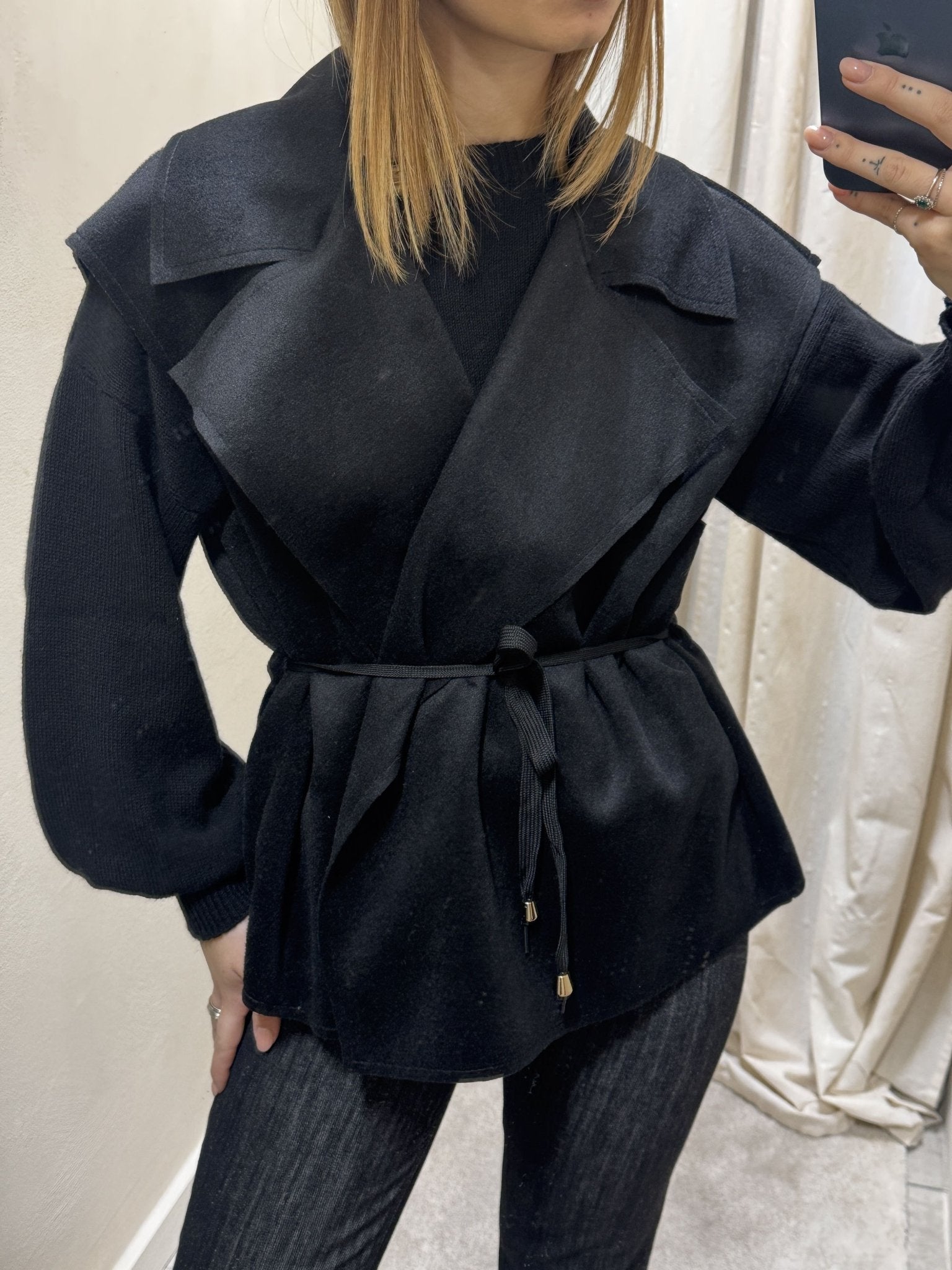 Gilet in panno con coulisse MyD - GiuGiò | Shop online