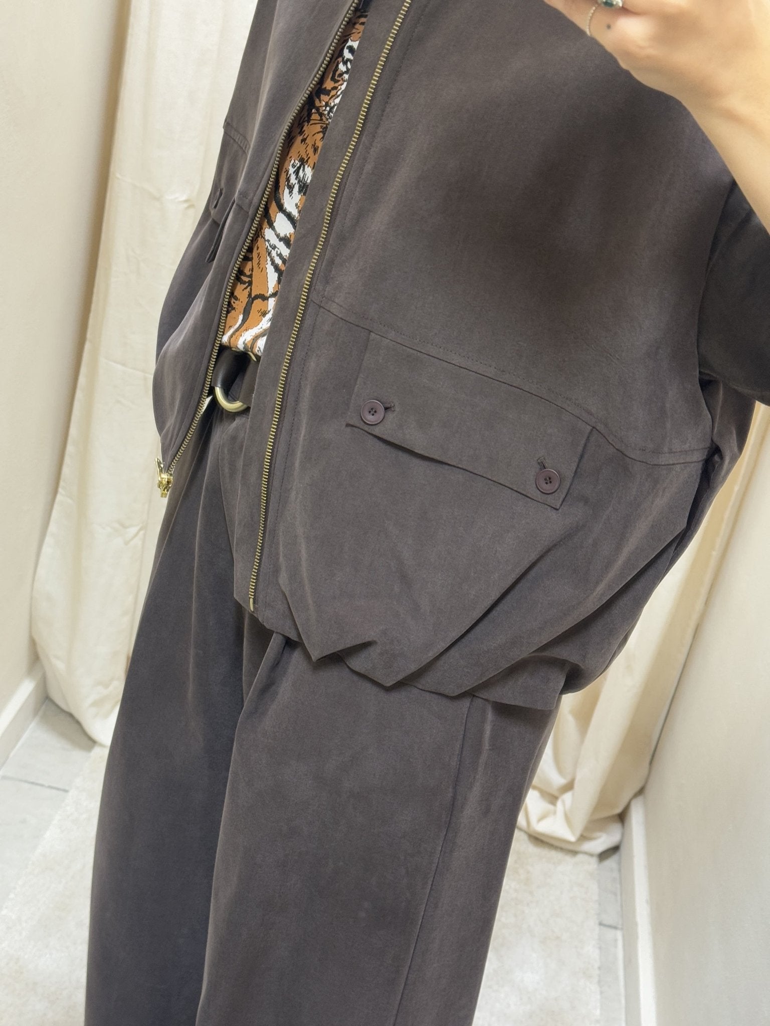 Gilet manopesca arricciato Dixie - GiuGiò | Shop online