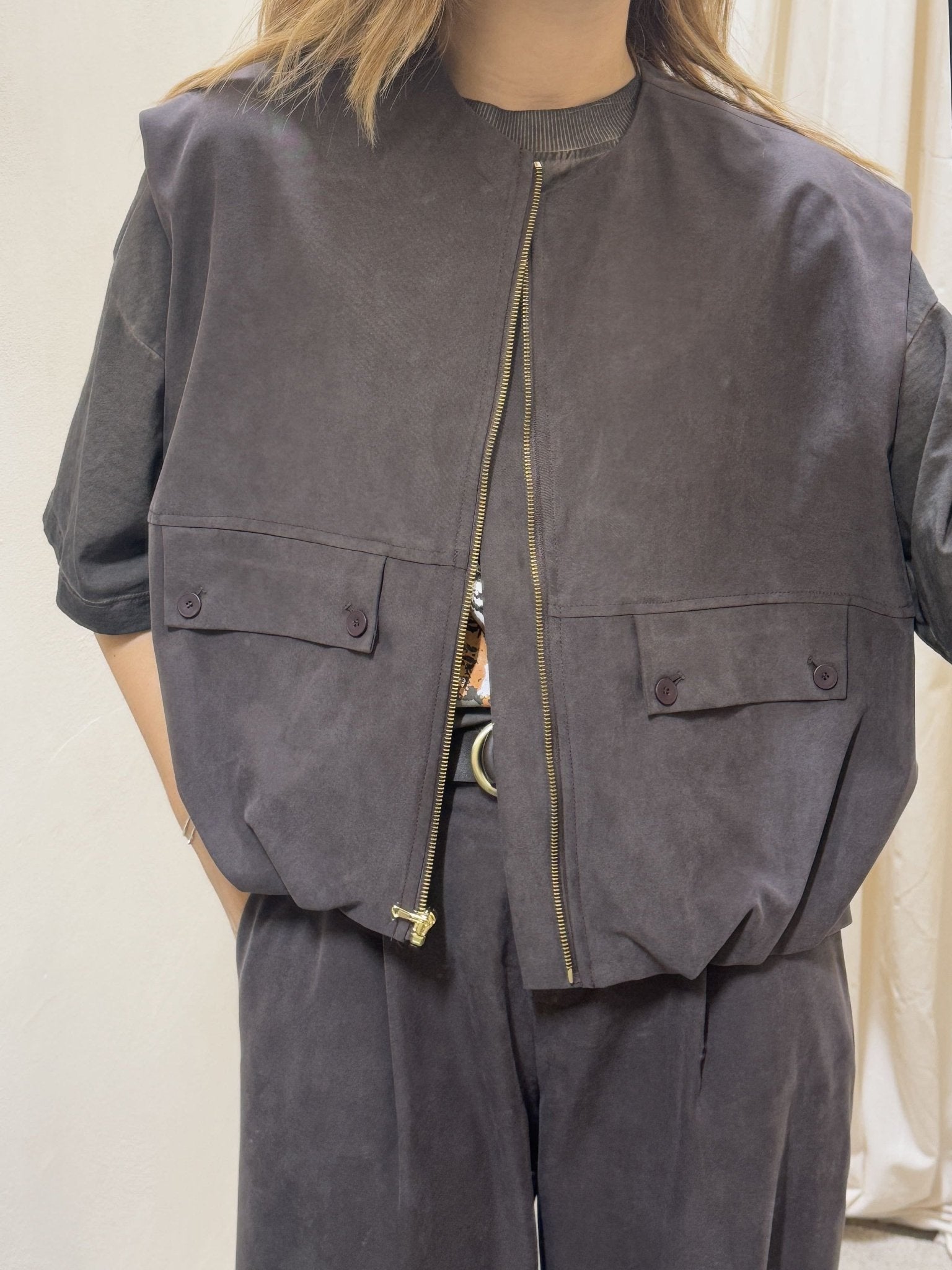 Gilet manopesca arricciato Dixie - GiuGiò | Shop online