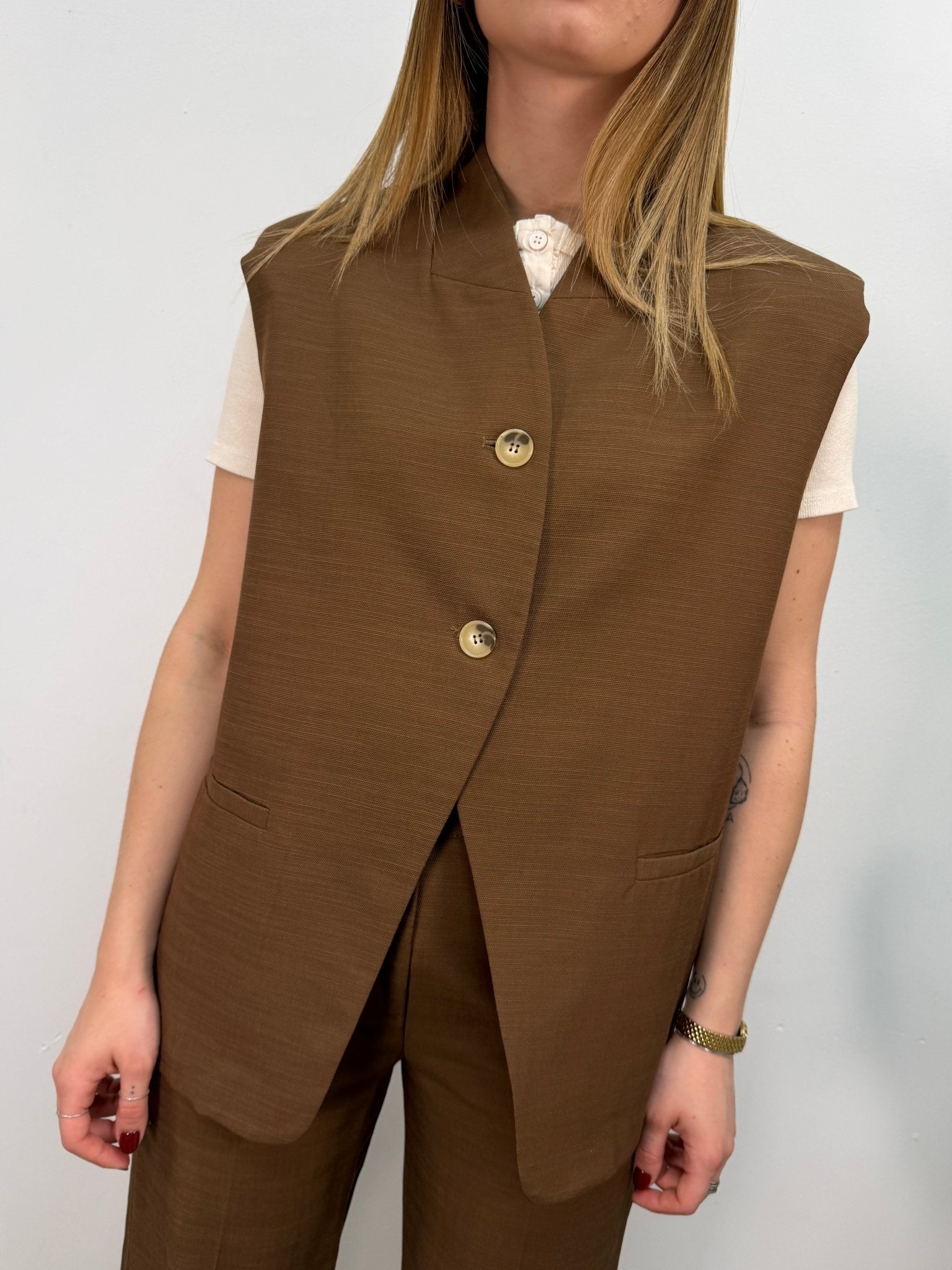 Gilet over con spallina imbottita Dixie - GiuGiò | Shop online