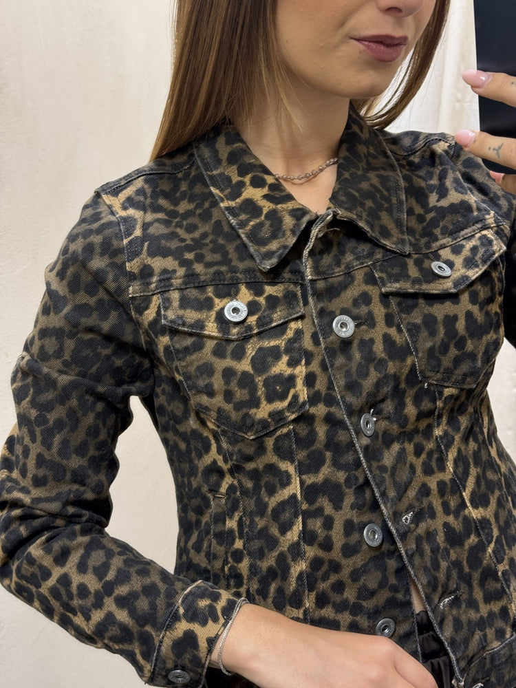 Giubbino di jeans maculato Susy Mix - GiuGiò | Shop online