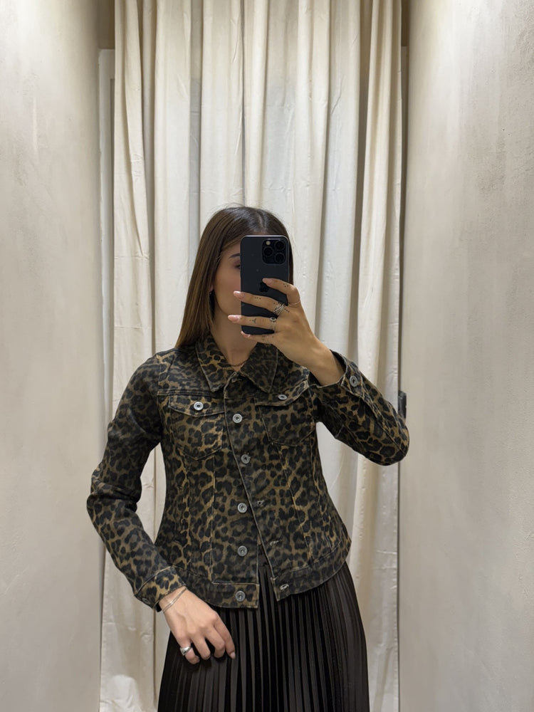 Giubbino di jeans maculato Susy Mix - GiuGiò | Shop online