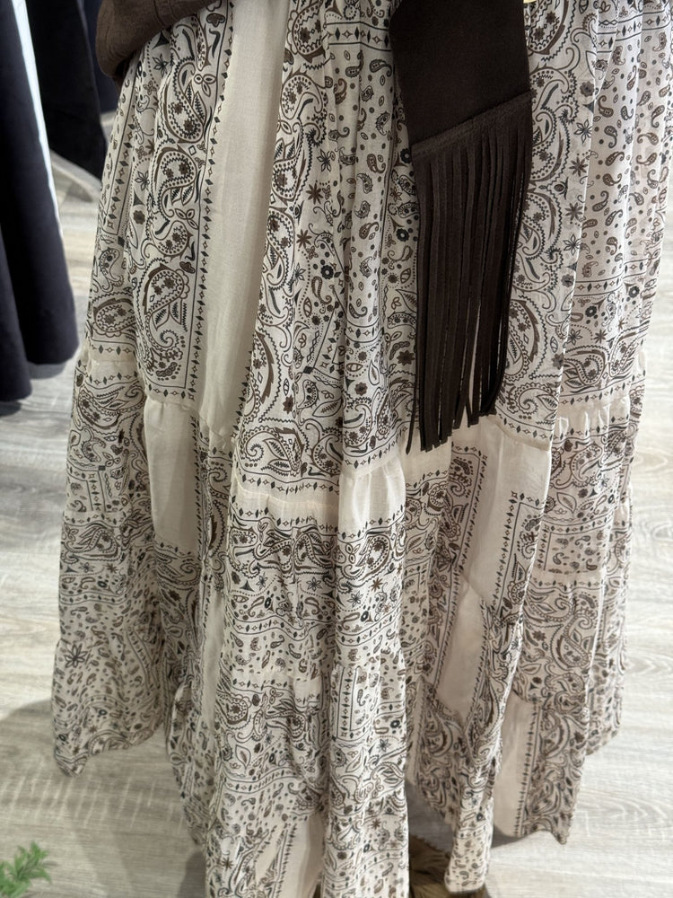 Gonna ampia stampa bandana Susy Mix - GiuGiò | Shop online
