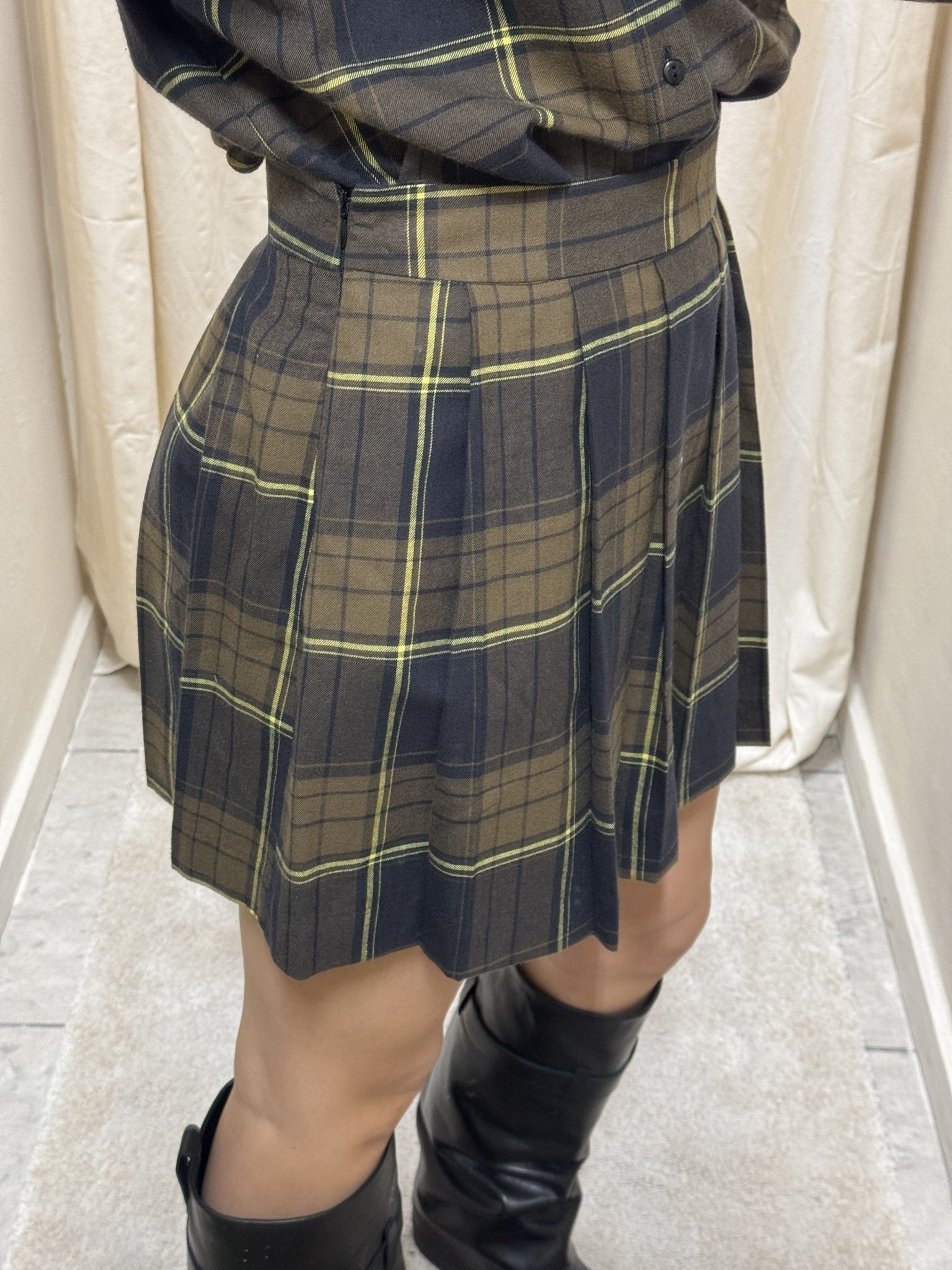 Gonna corta tartan flanellato Dixie - GiuGiò | Shop online