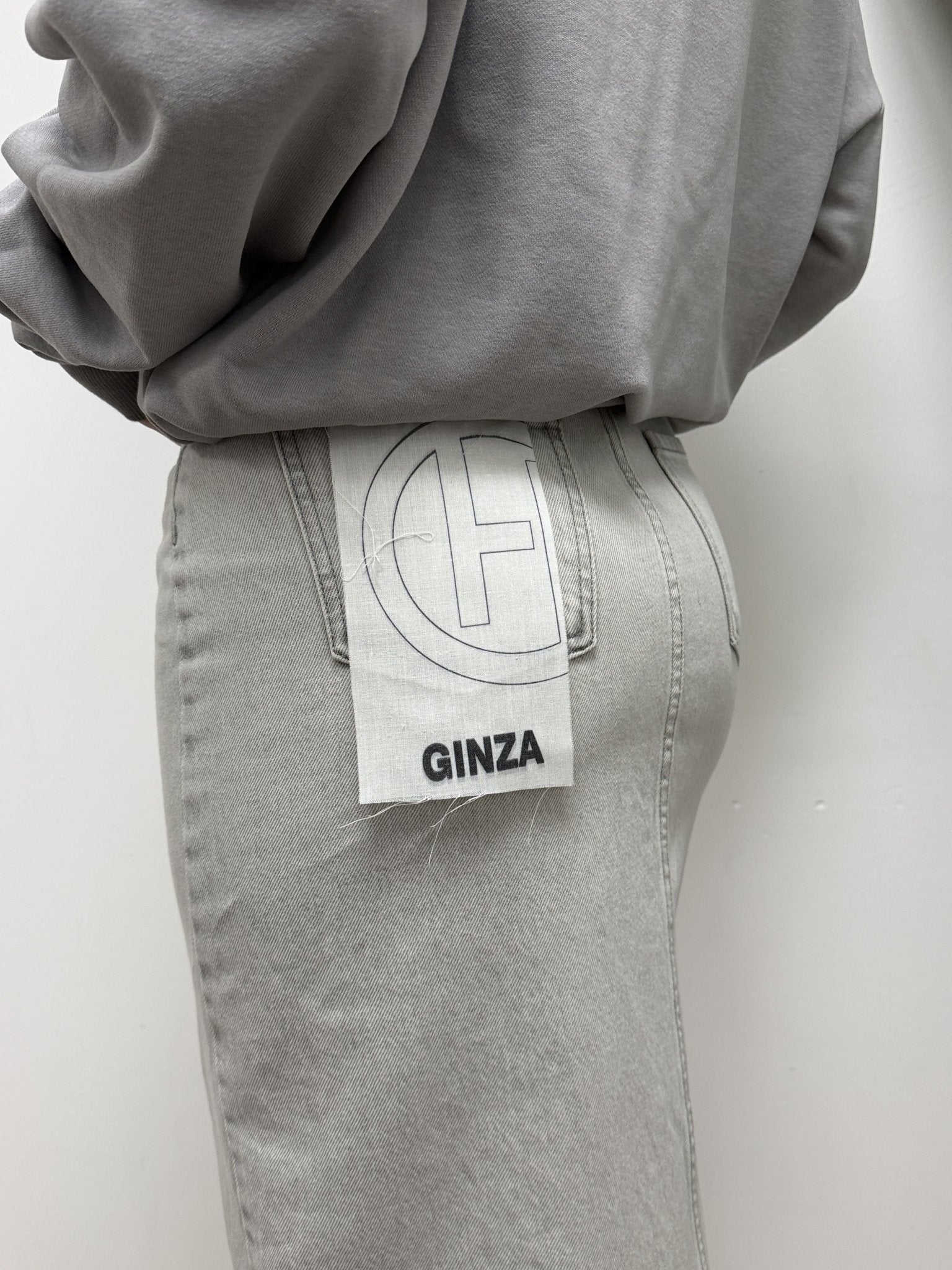 Gonna longuette mod. Ginza in denim HaveOne - GiuGiò | Shop online