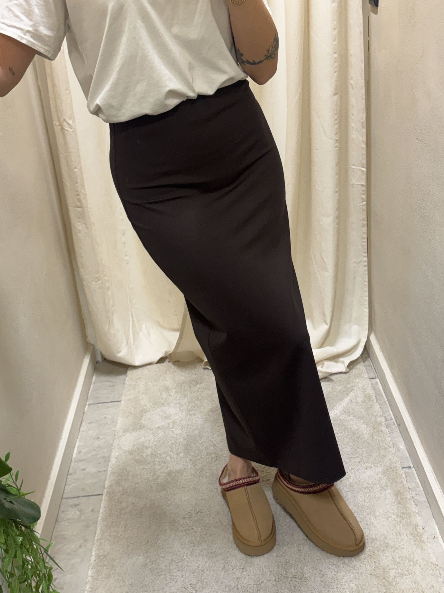 Gonna lunga a matita in punto milano Tensione In - GiuGiò | Shop online