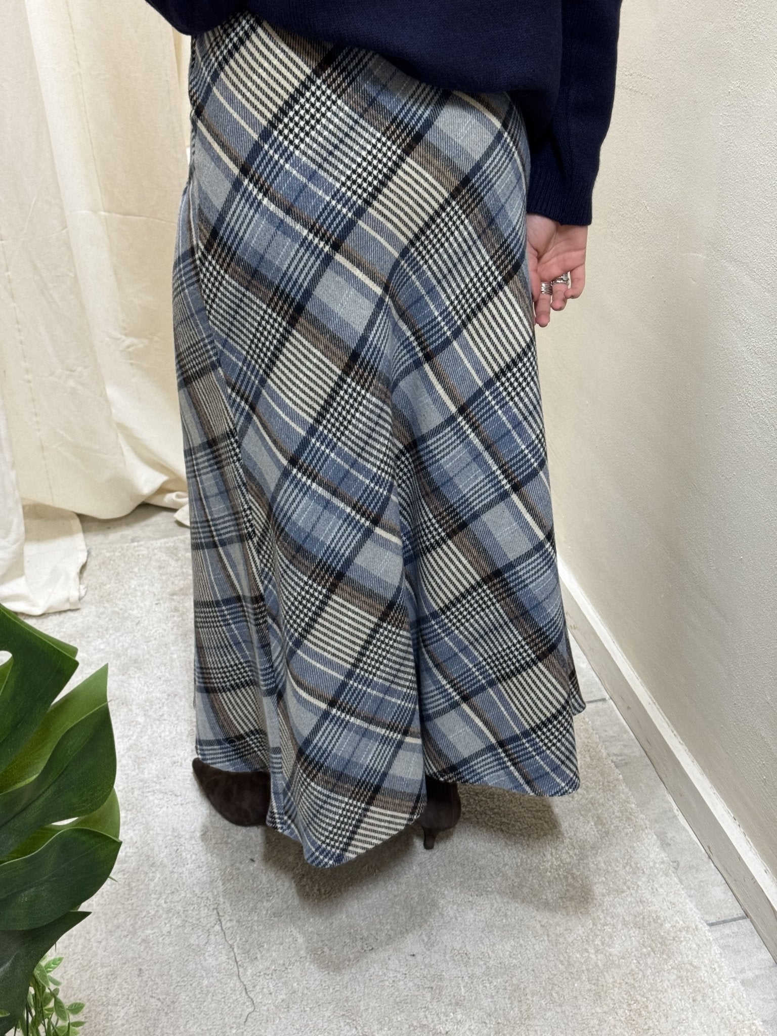 Gonna lunga svasata quadri Tensione In - GiuGiò | Shop online