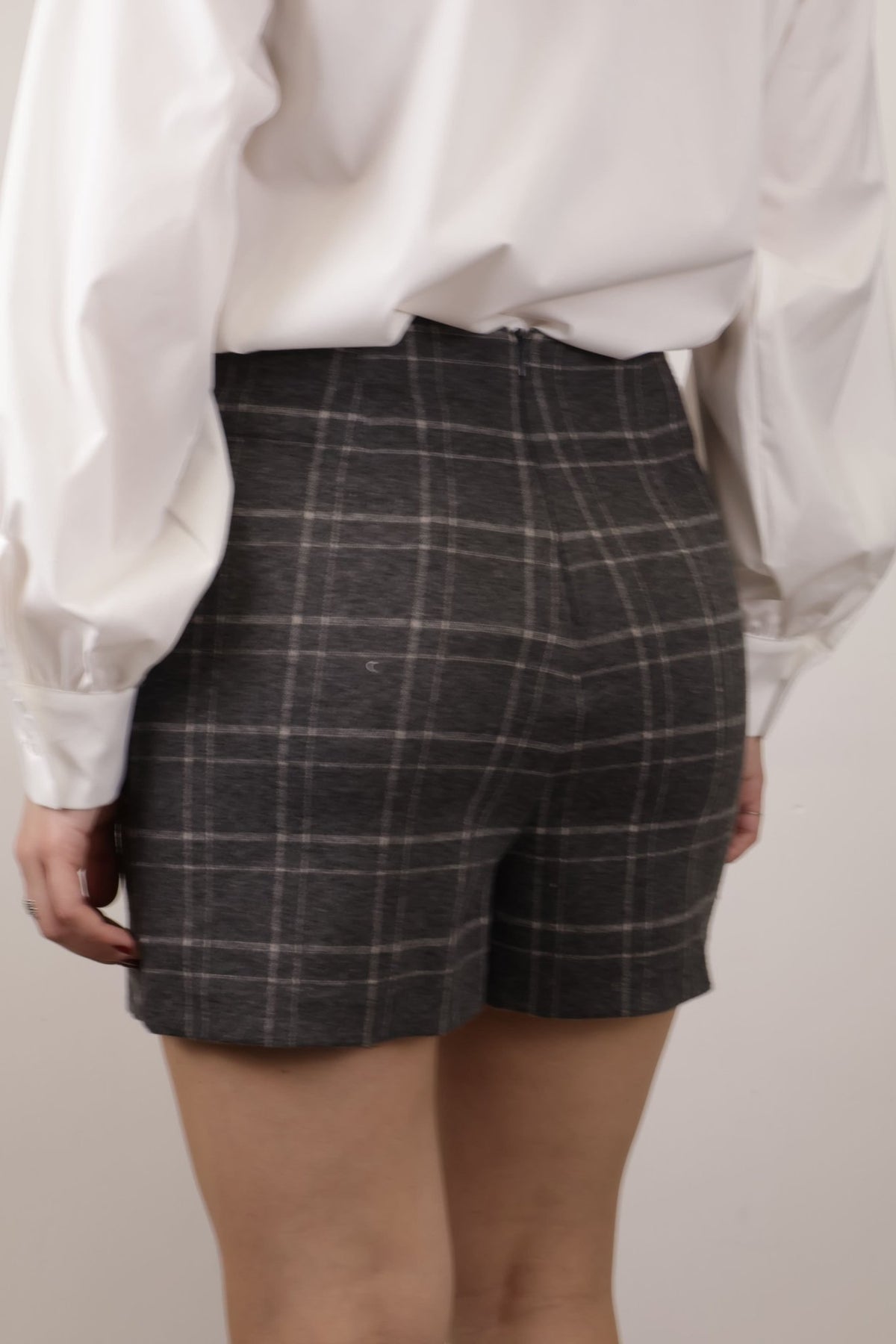 Gonna pantalone check in flanella Tensione In - GiuGiò | Shop online