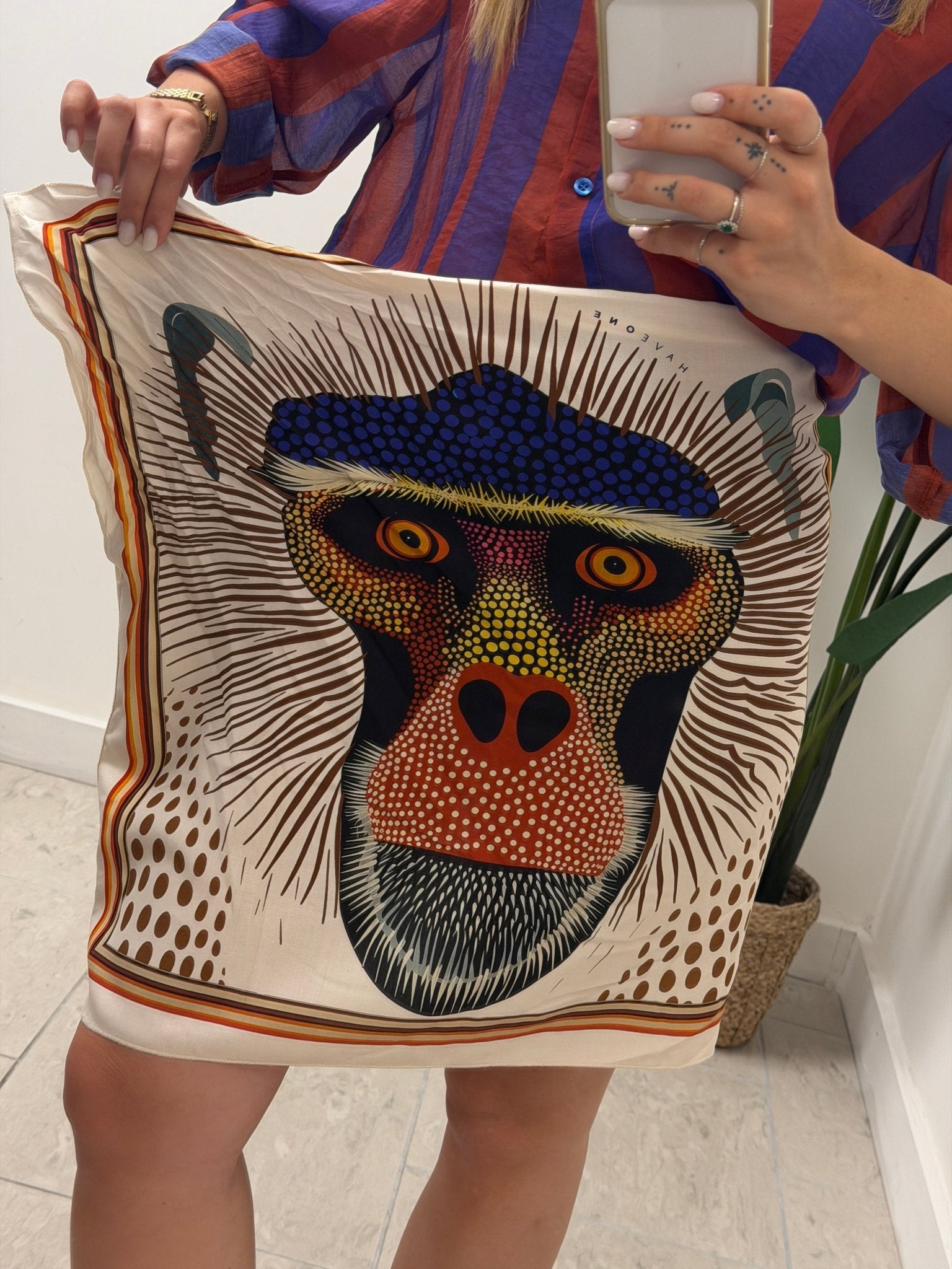 Gonna pareo stampa scimmia HaveOne THE ISLAND - GiuGiò | Shop online