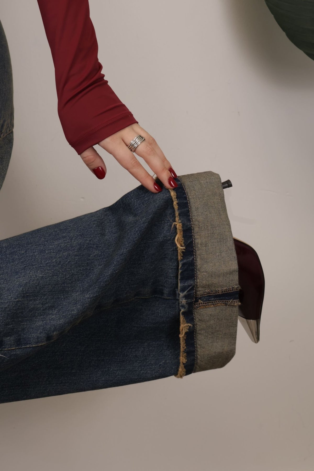 Jeans baggy maxi risvolto Tensione In - GiuGiò | Shop online