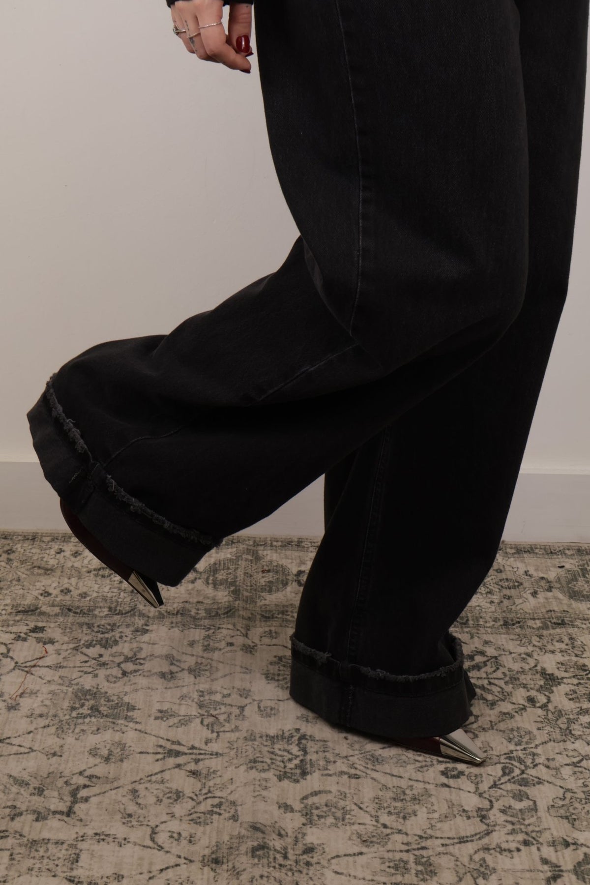 Jeans baggy maxi risvolto Tensione In - GiuGiò | Shop online