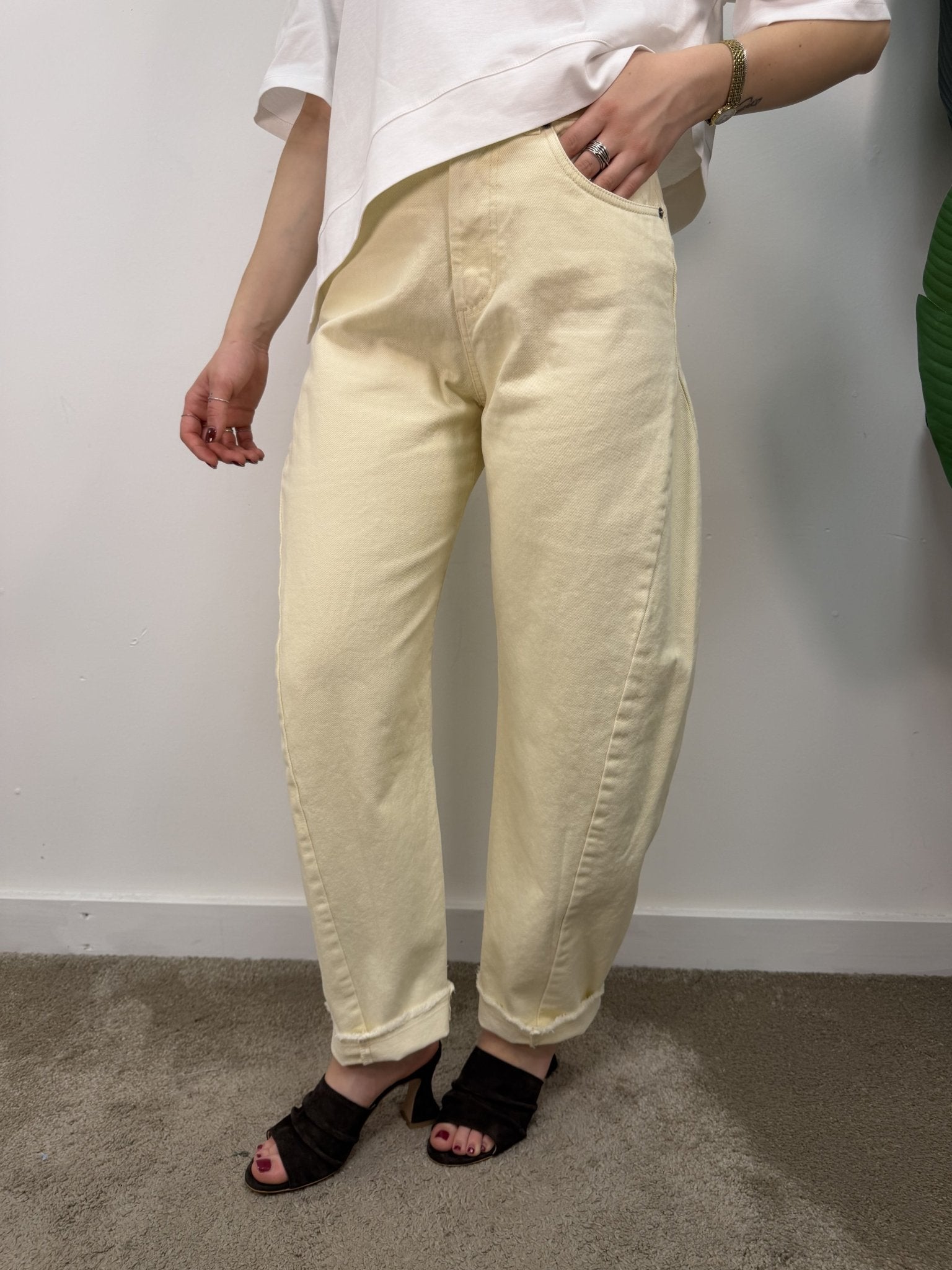 Jeans balloon sfrangiato Tensione In - GiuGiò | Shop online
