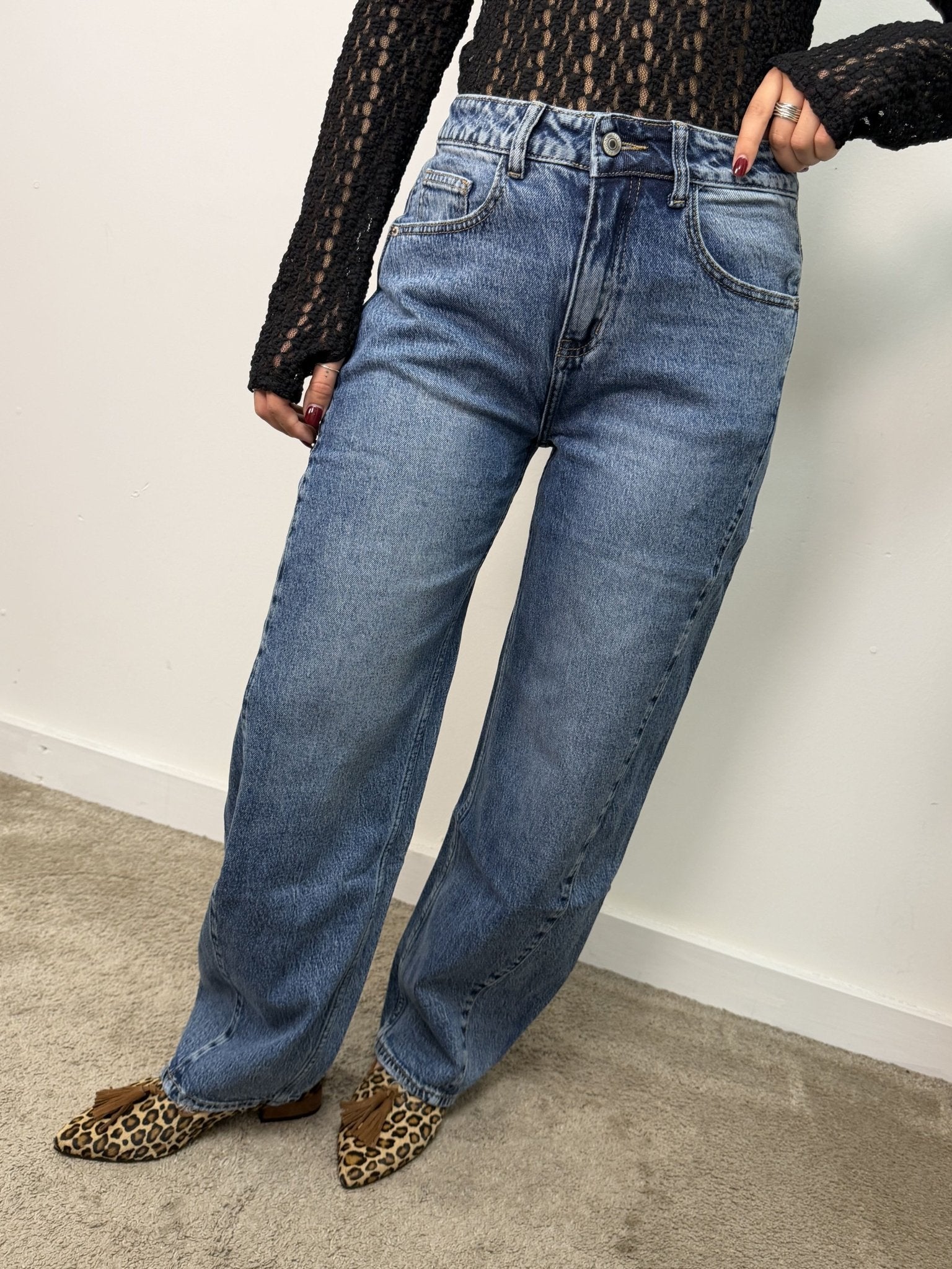 Jeans barrel cuciture MyD - GiuGiò | Shop online