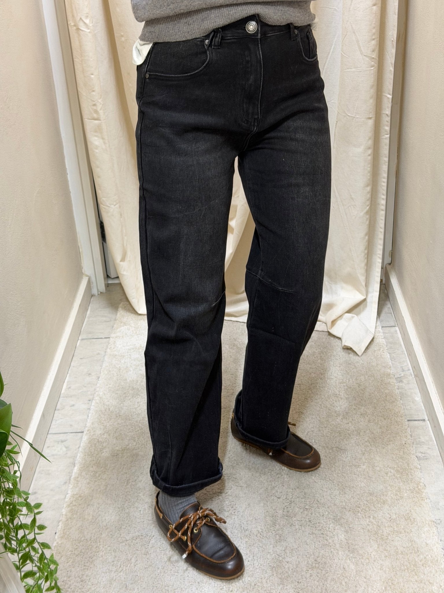 Jeans barrel nero MyD - GiuGiò | Shop online