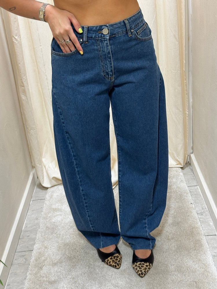 Jeans blu denim banana Tensione In - GiuGiò | Shop online
