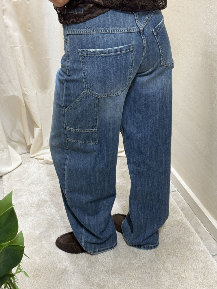 Jeans carrot worker Tensione In - GiuGiò | Shop online