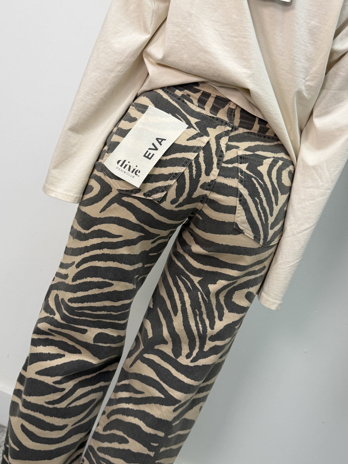 Jeans Eva fantasia zebra Dixie - GiuGiò | Shop online