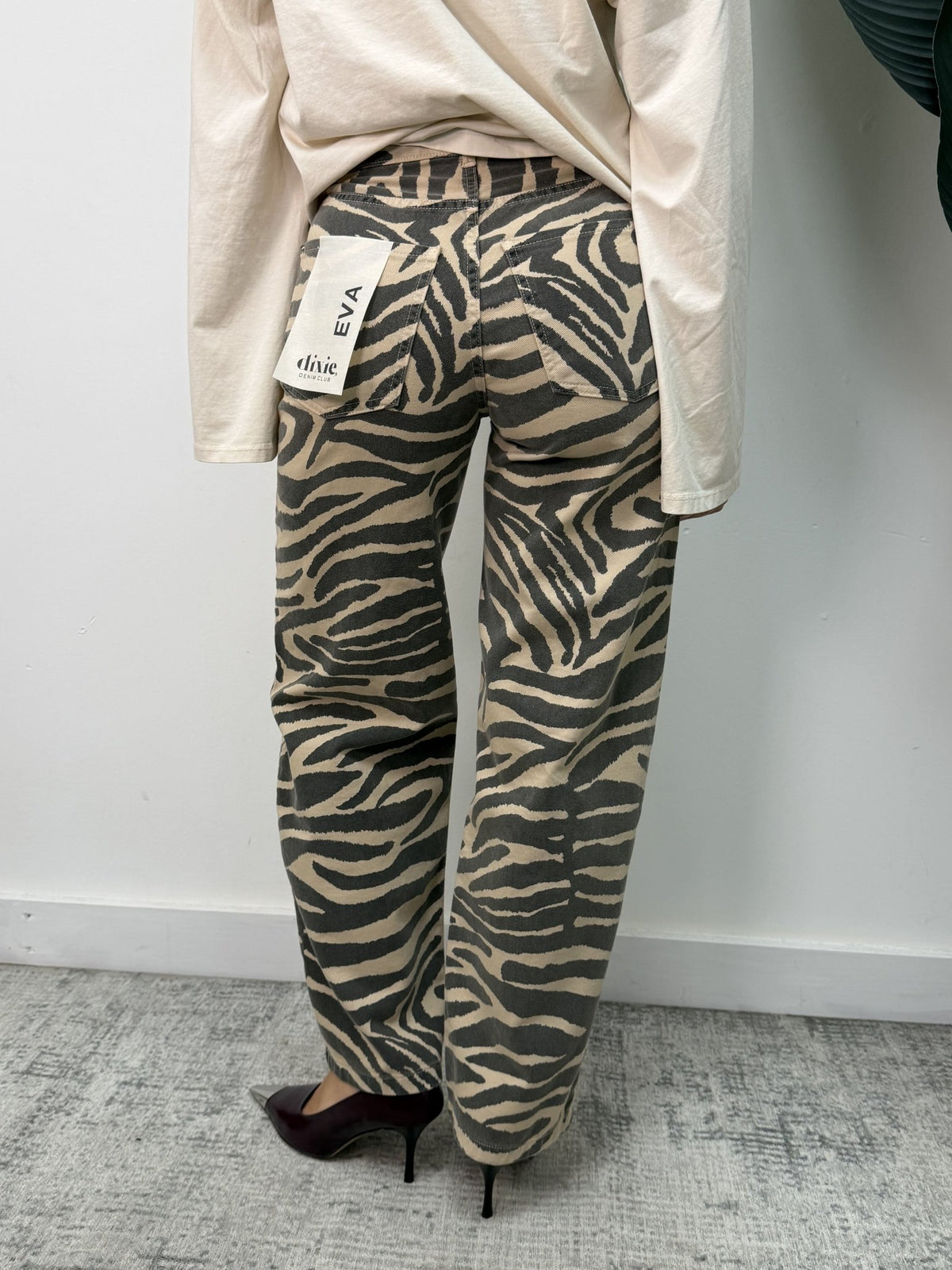 Jeans Eva fantasia zebra Dixie - GiuGiò | Shop online