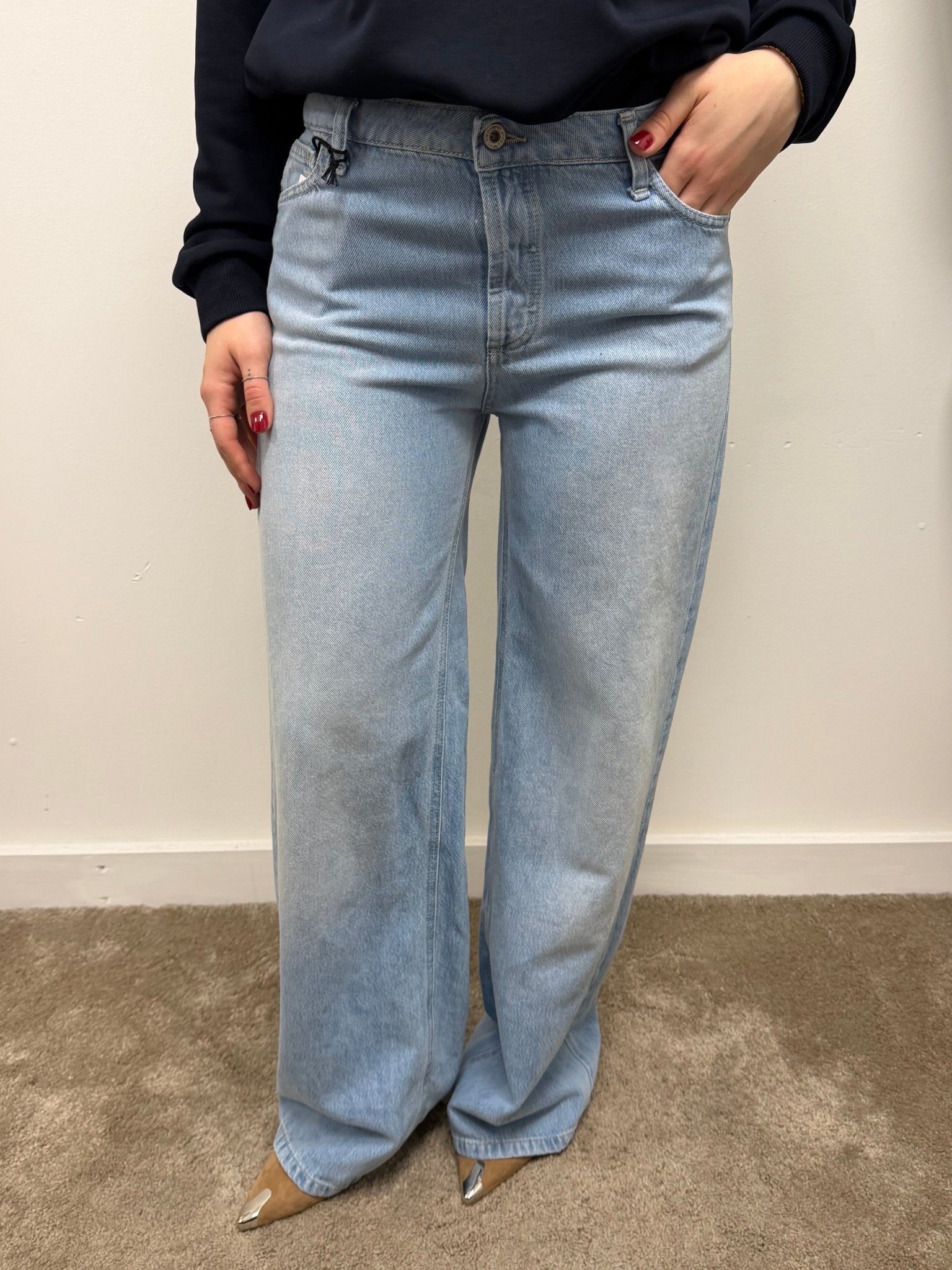 Jeans gamba dritta denim chiaro Please - GiuGiò | Shop online
