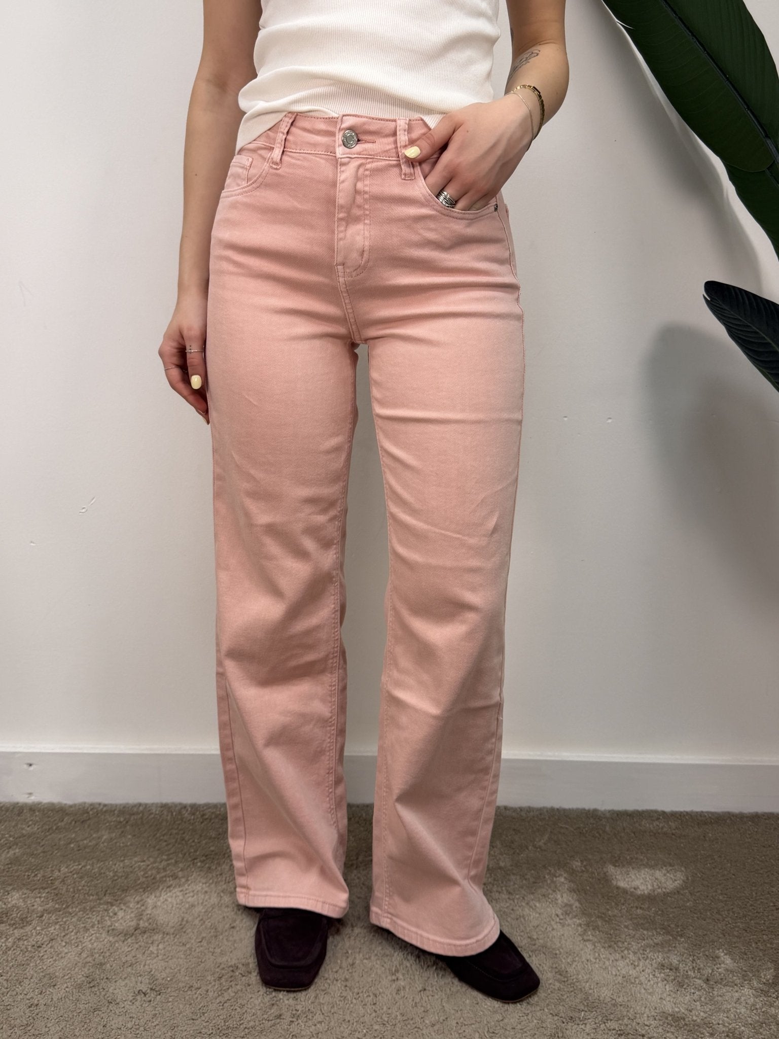 Jeans gamba dritta tinto capo MyD - GiuGiò | Shop online