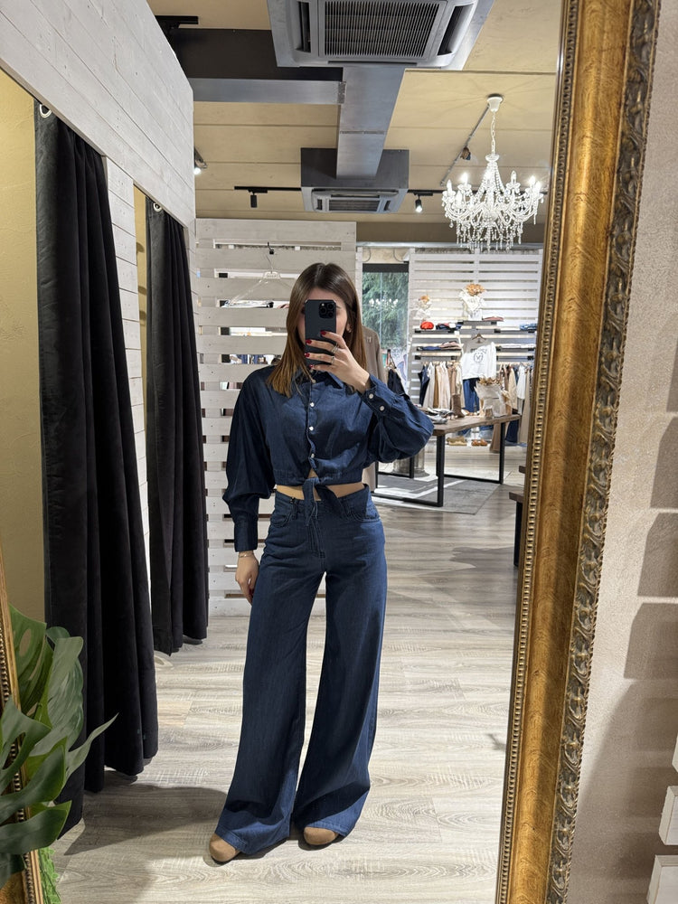 Jeans in chambray gamba dritta HaveOne - GiuGiò | Shop online