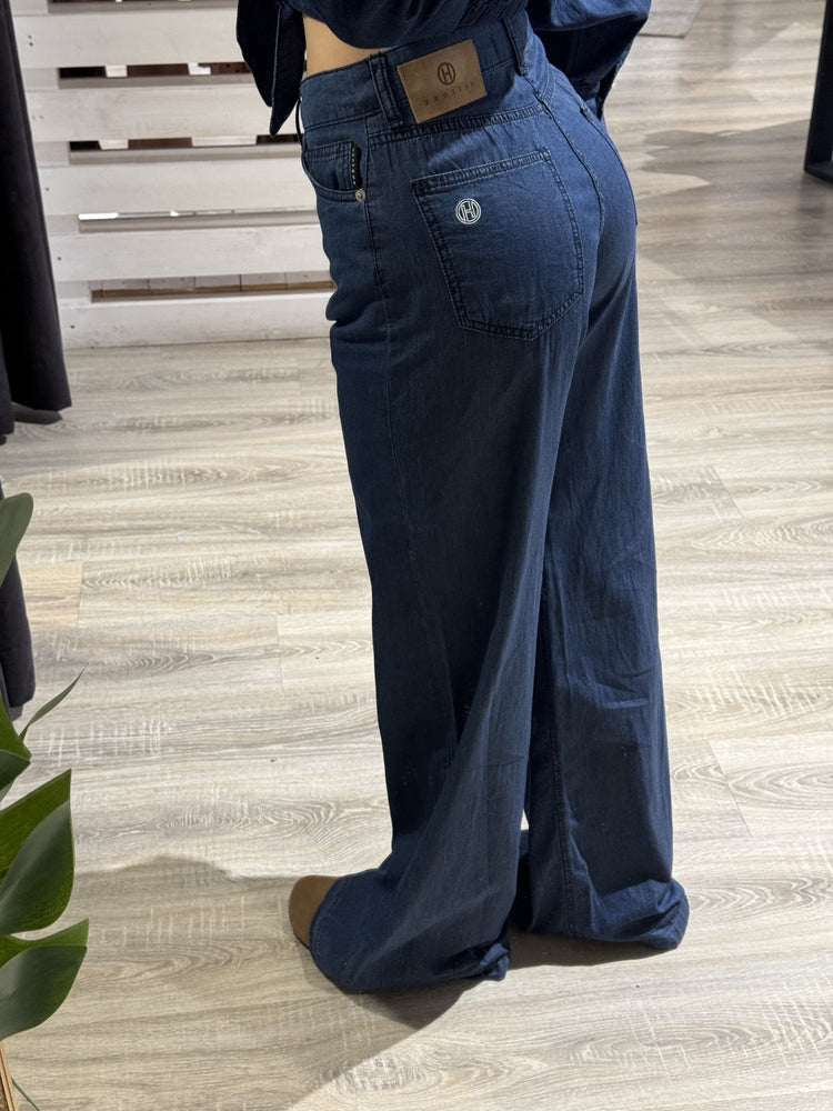 Jeans in chambray gamba dritta HaveOne - GiuGiò | Shop online