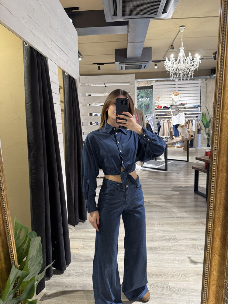 Jeans in chambray gamba dritta HaveOne - GiuGiò | Shop online