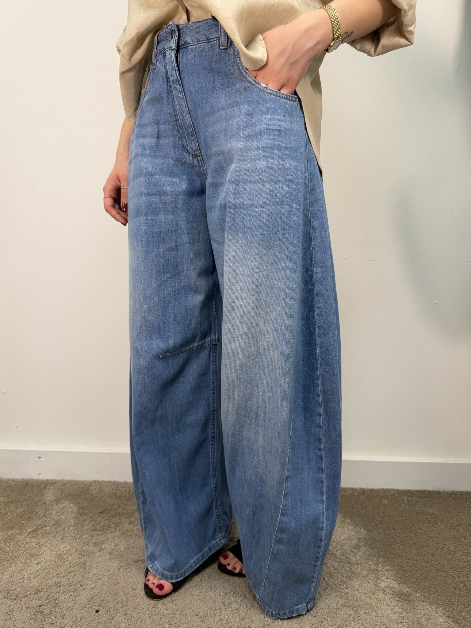 Jeans Louvre mod. barrel Tensione In - GiuGiò | Shop online