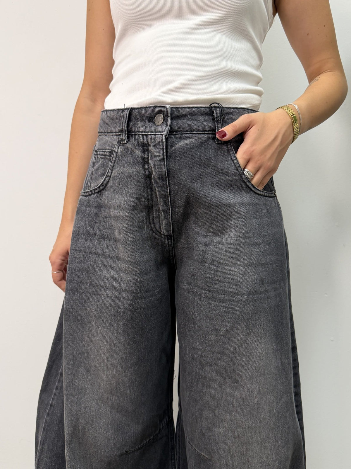 Jeans mod. Louvre grigio Tensione In - GiuGiò | Shop online