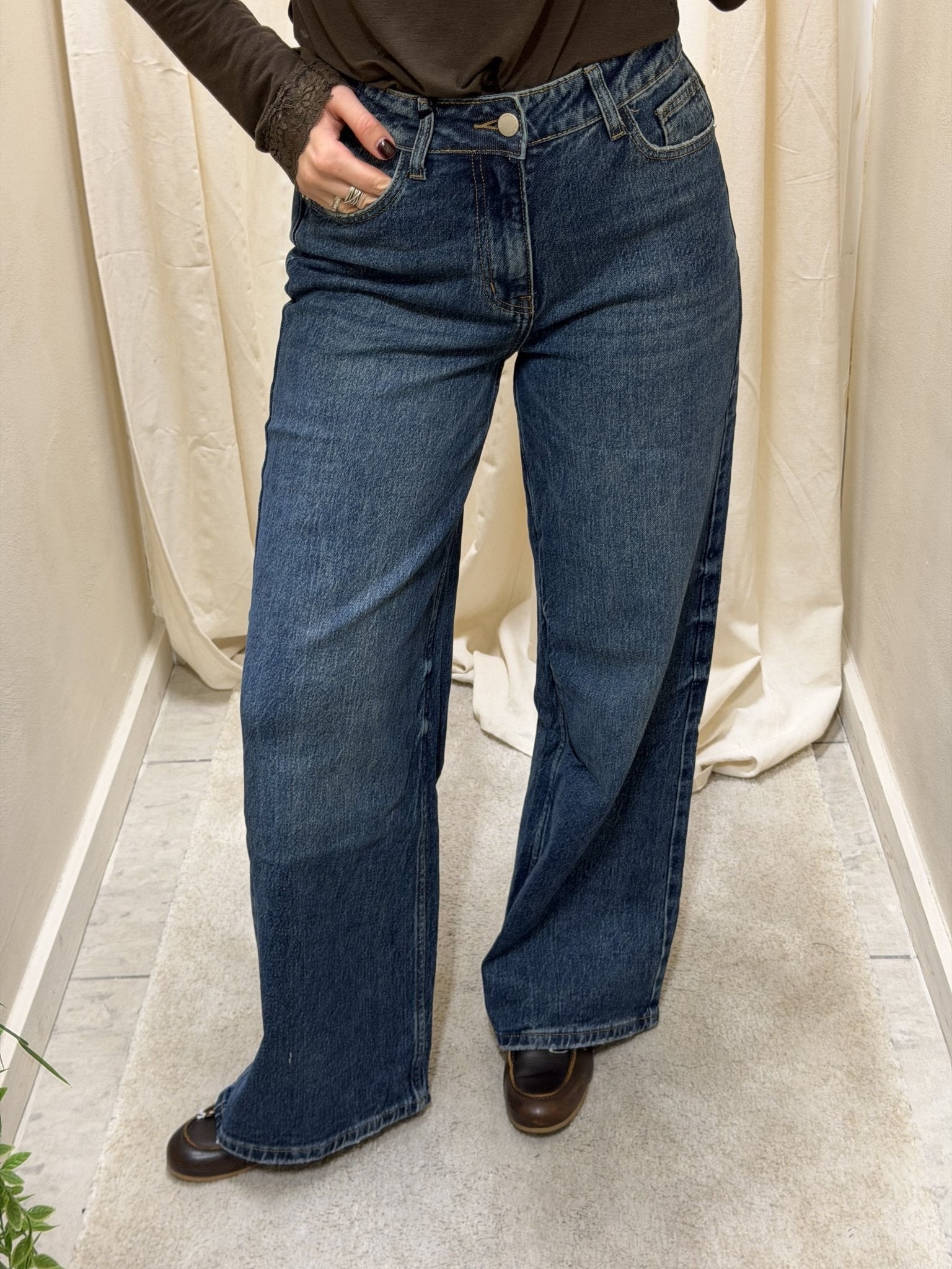 Jeans palazzo blu MyD - GiuGiò | Shop online