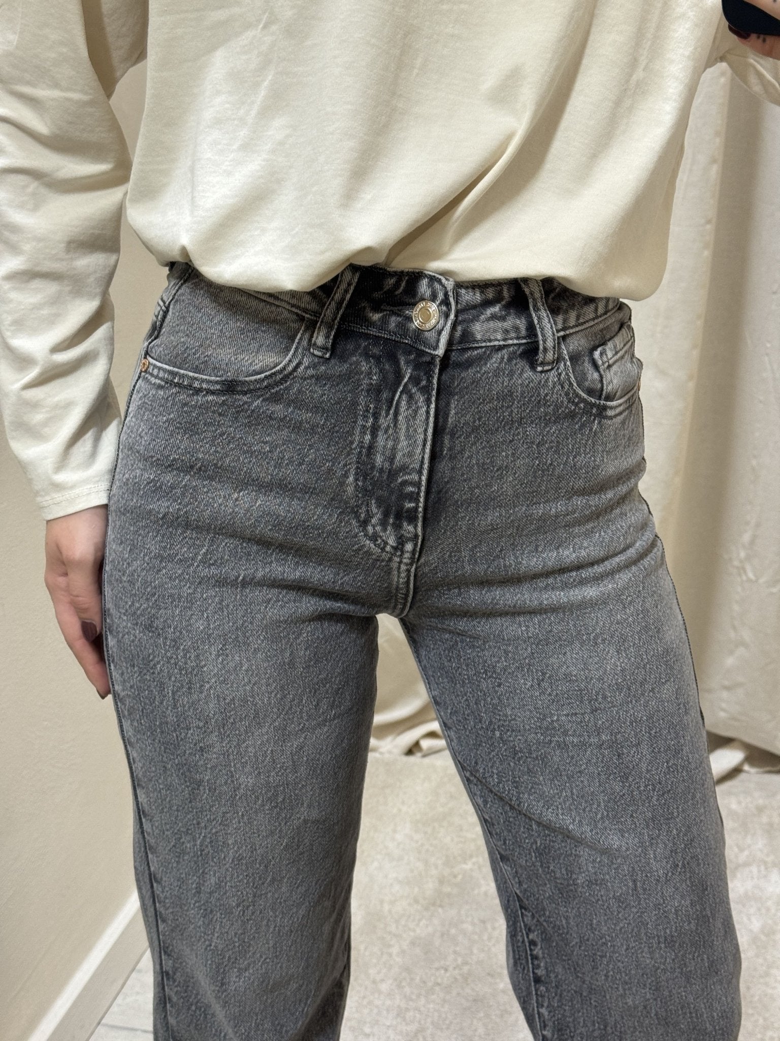 Jeans regular grey MyD - GiuGiò | Shop online