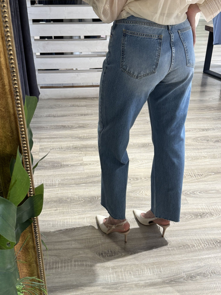 Jeans sigaretta orlo sfrangiato Tensione In - GiuGiò | Shop online
