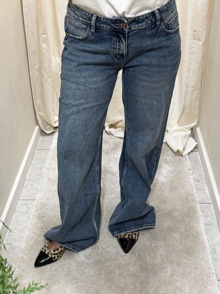 Jeans wide leg blu denim Myd - GiuGiò | Shop online