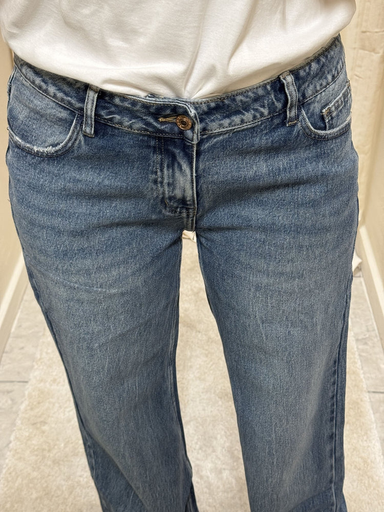 Jeans wide leg blu denim Myd - GiuGiò | Shop online