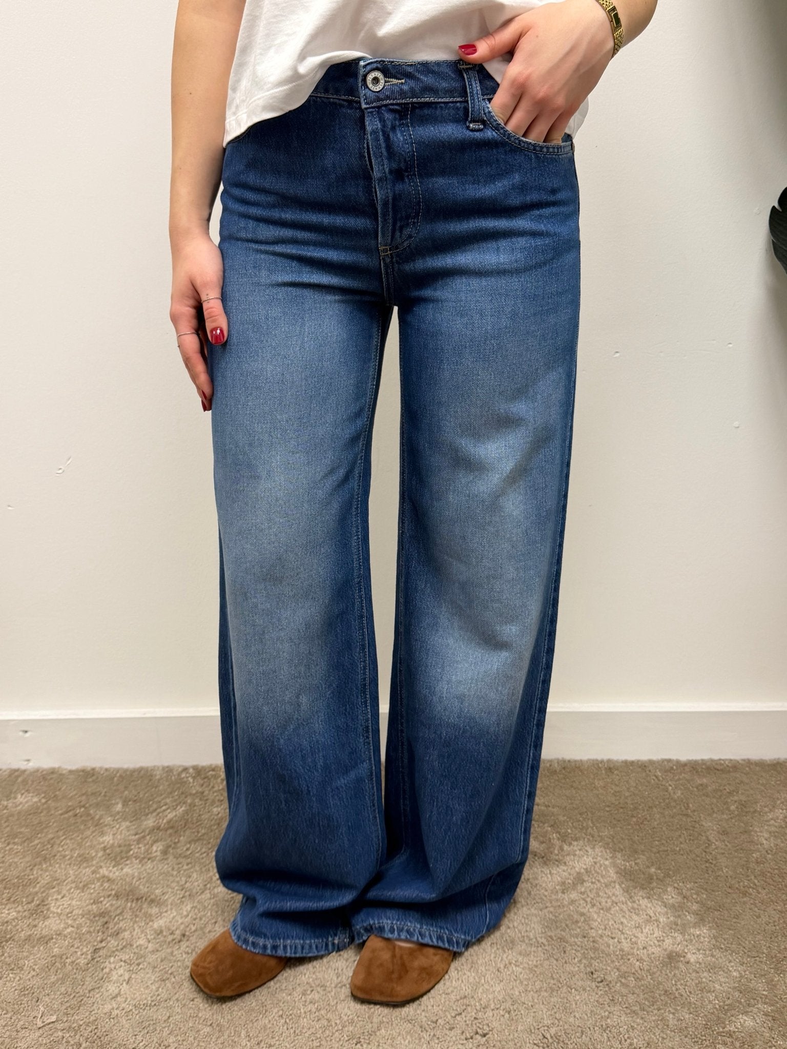 Jeans wide leg blu Please - GiuGiò | Shop online