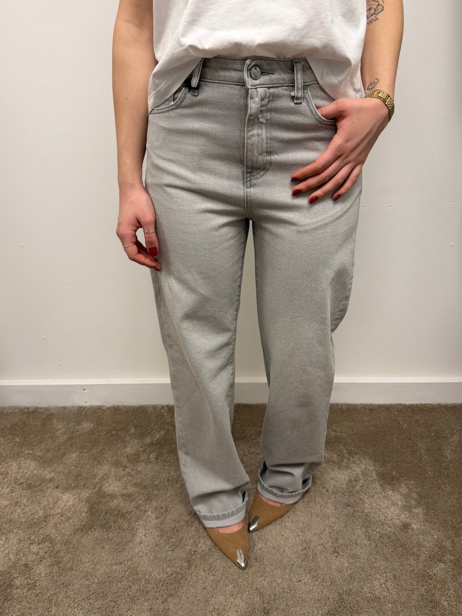 Jeans wide leg grey Please - GiuGiò | Shop online
