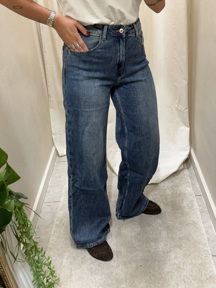 Jeans wide vita alta MyD - GiuGiò | Shop online