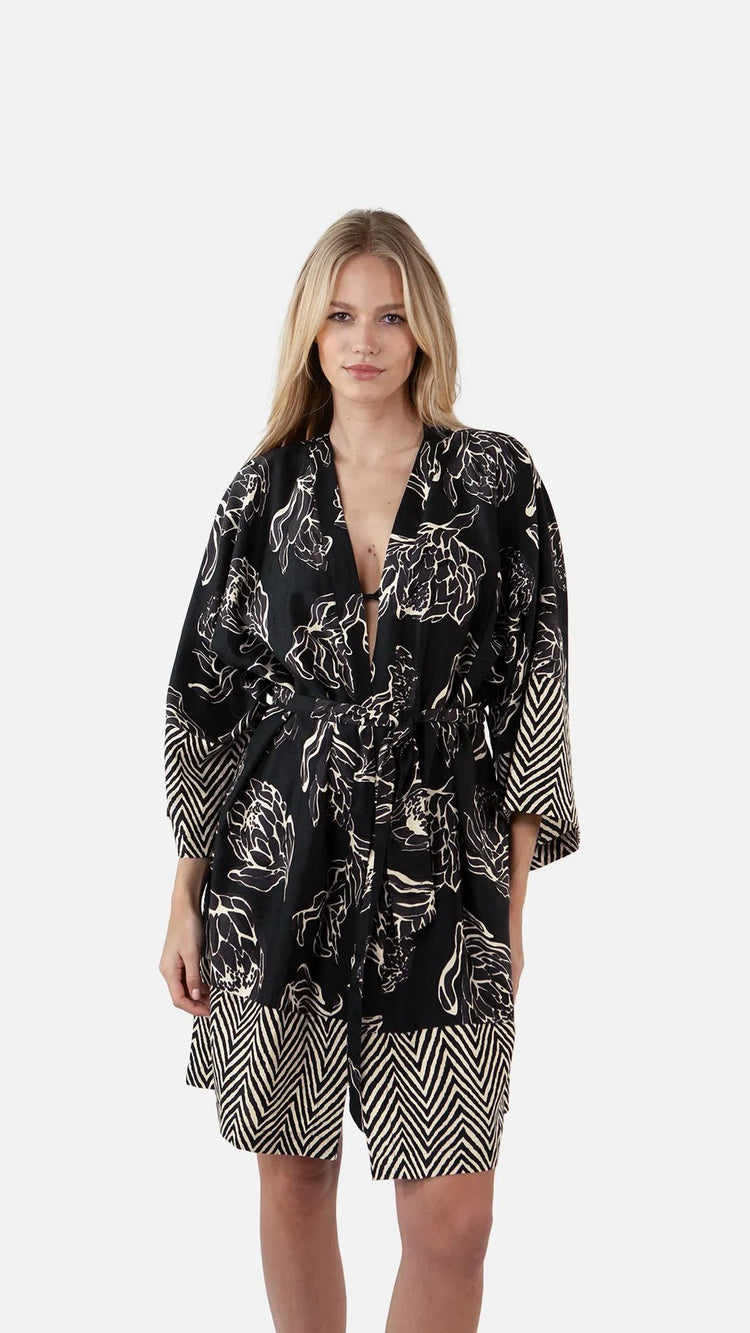 Kimono stampa etnica Barts mod. Sulamita - GiuGiò | Shop online