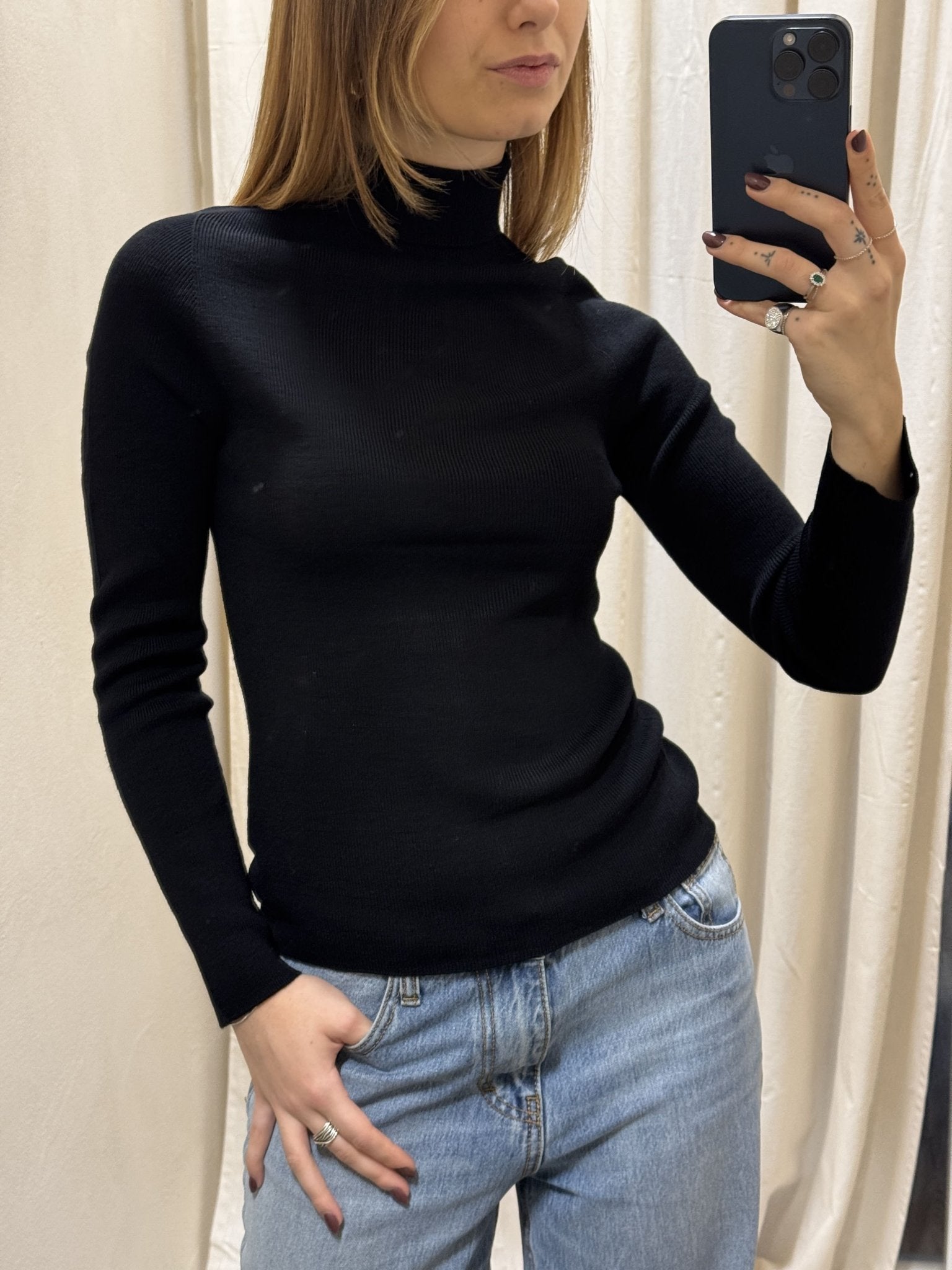 Maglia dolcevita 100% lana merino HaveOne - GiuGiò | Shop online