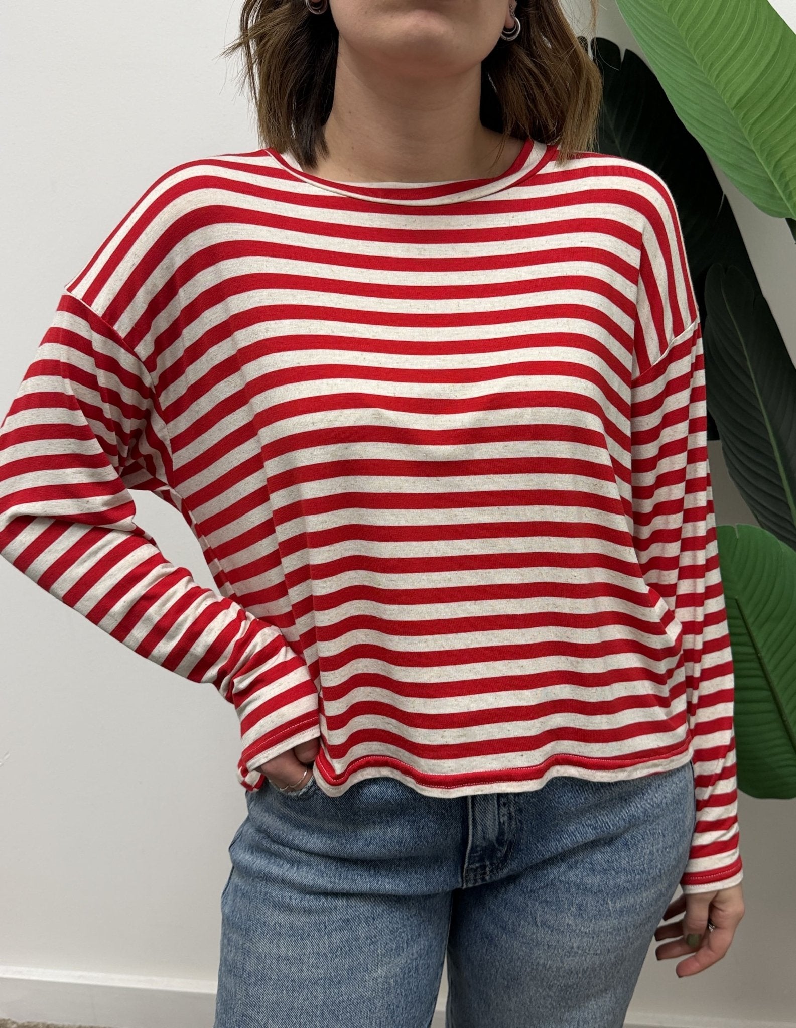 Maglia manica lunga rigata MyD - GiuGiò | Shop online