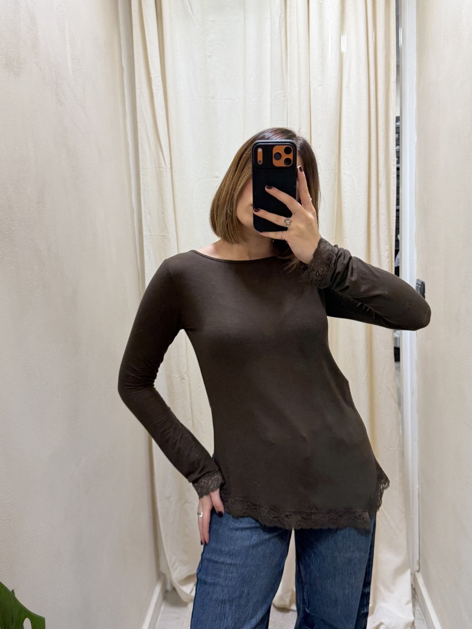 Maglia misto cashmere + pizzo MyD - GiuGiò | Shop online