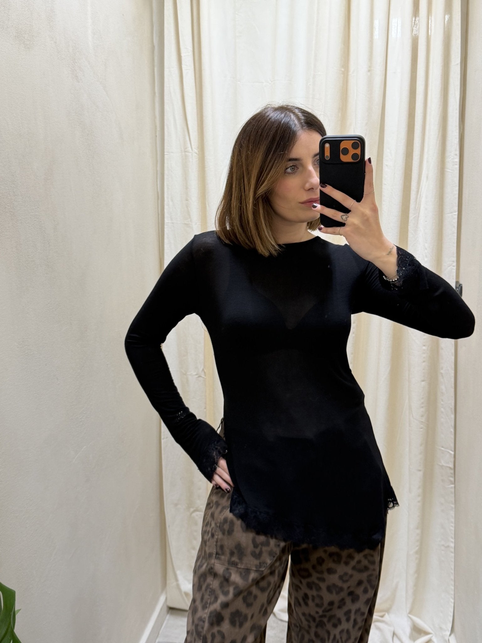 Maglia misto cashmere + pizzo MyD - GiuGiò | Shop online