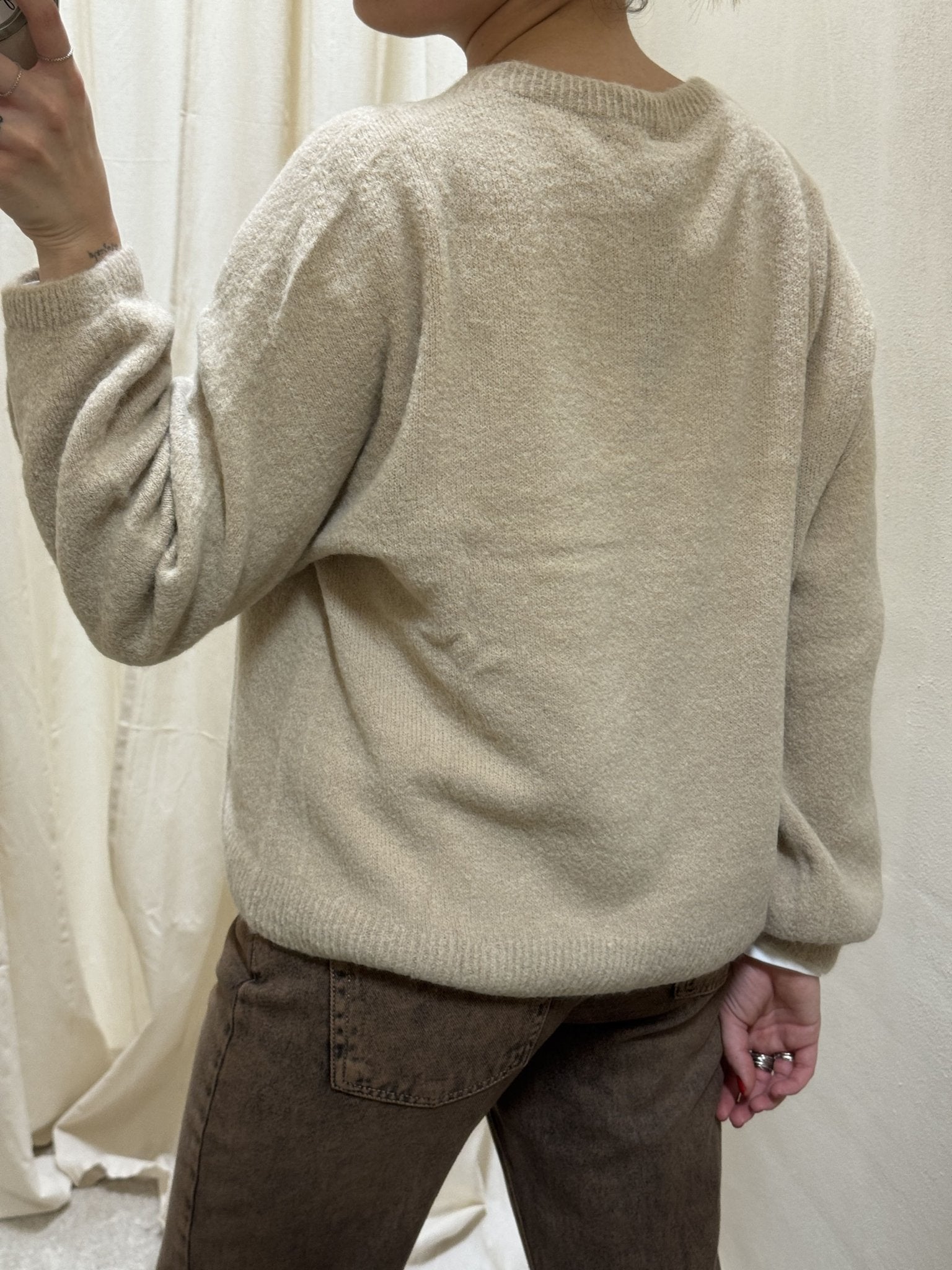 Maglioncino girocollo in alpaca MyD - GiuGiò | Shop online